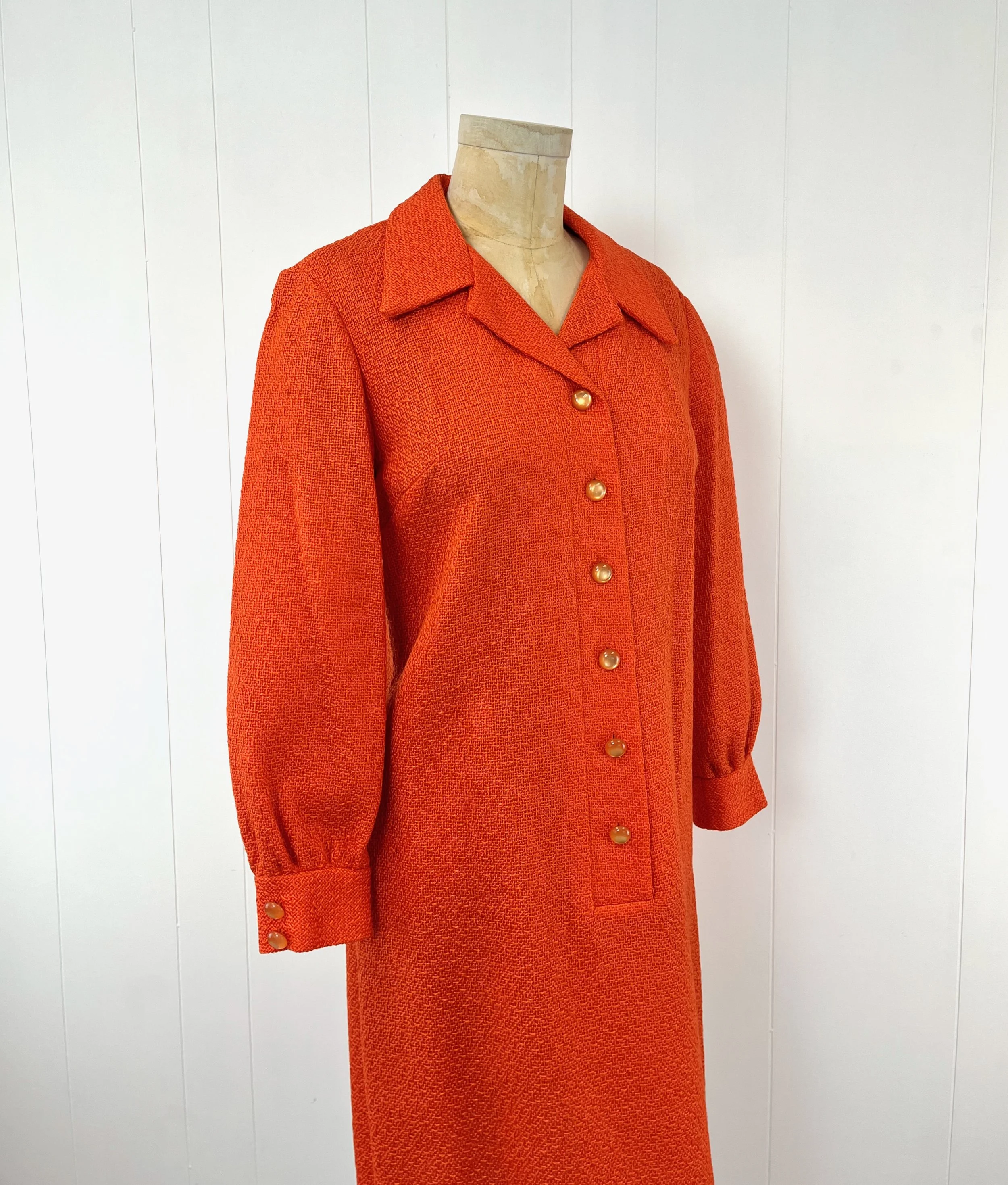 orange long sleeve shift dress Orange Varsity Contrast Banded Sleeve Shift Sweatshirt Dress  THE AVENUE B  CO