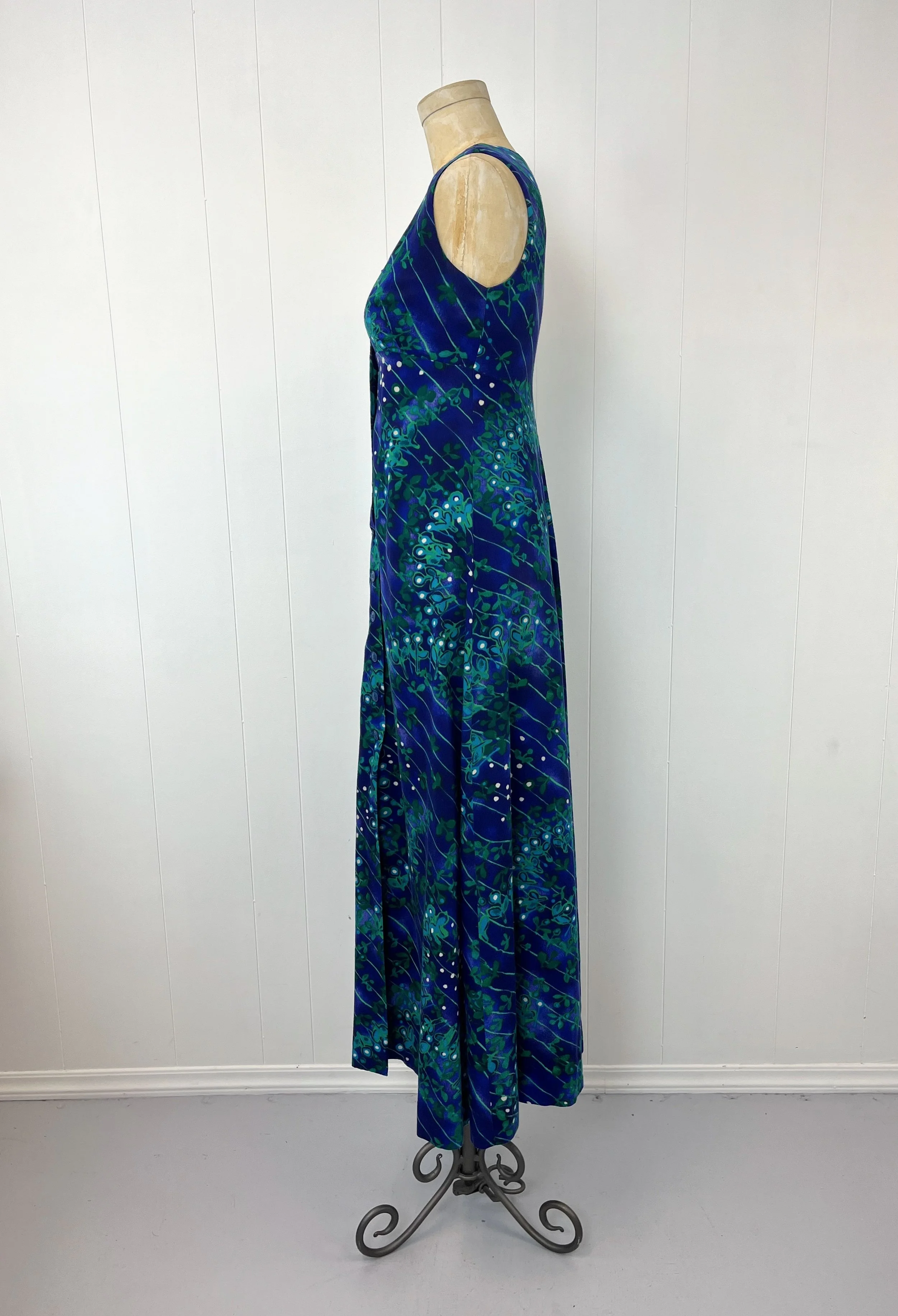 sachin and babi light blue dress Vintage 60s Blue Hawaiian Sheath Dress