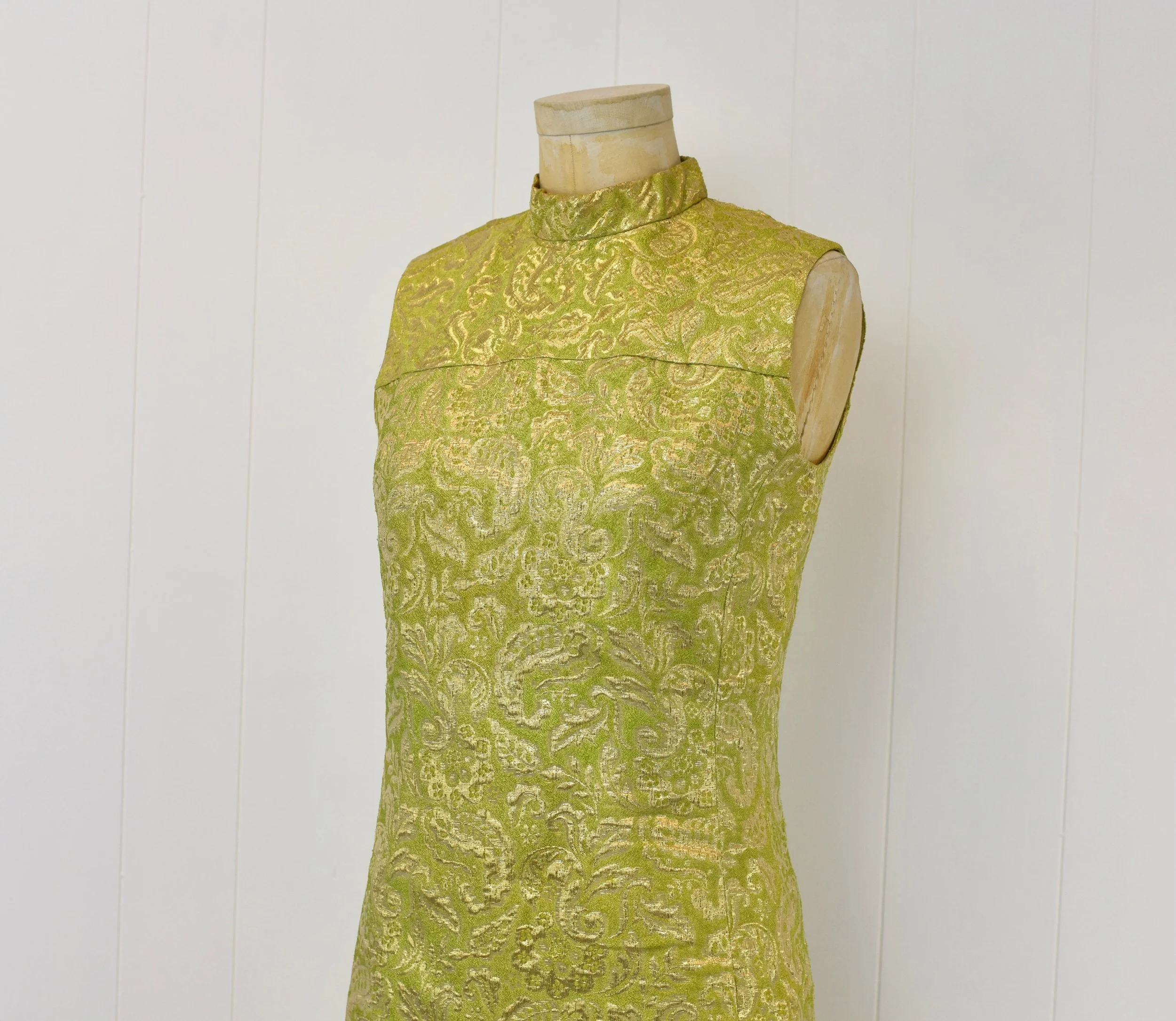 red and gold summer dress Green Velvet and Tulle Floor Length Prom Dress, Off the Shoulder Eveni main image 1
