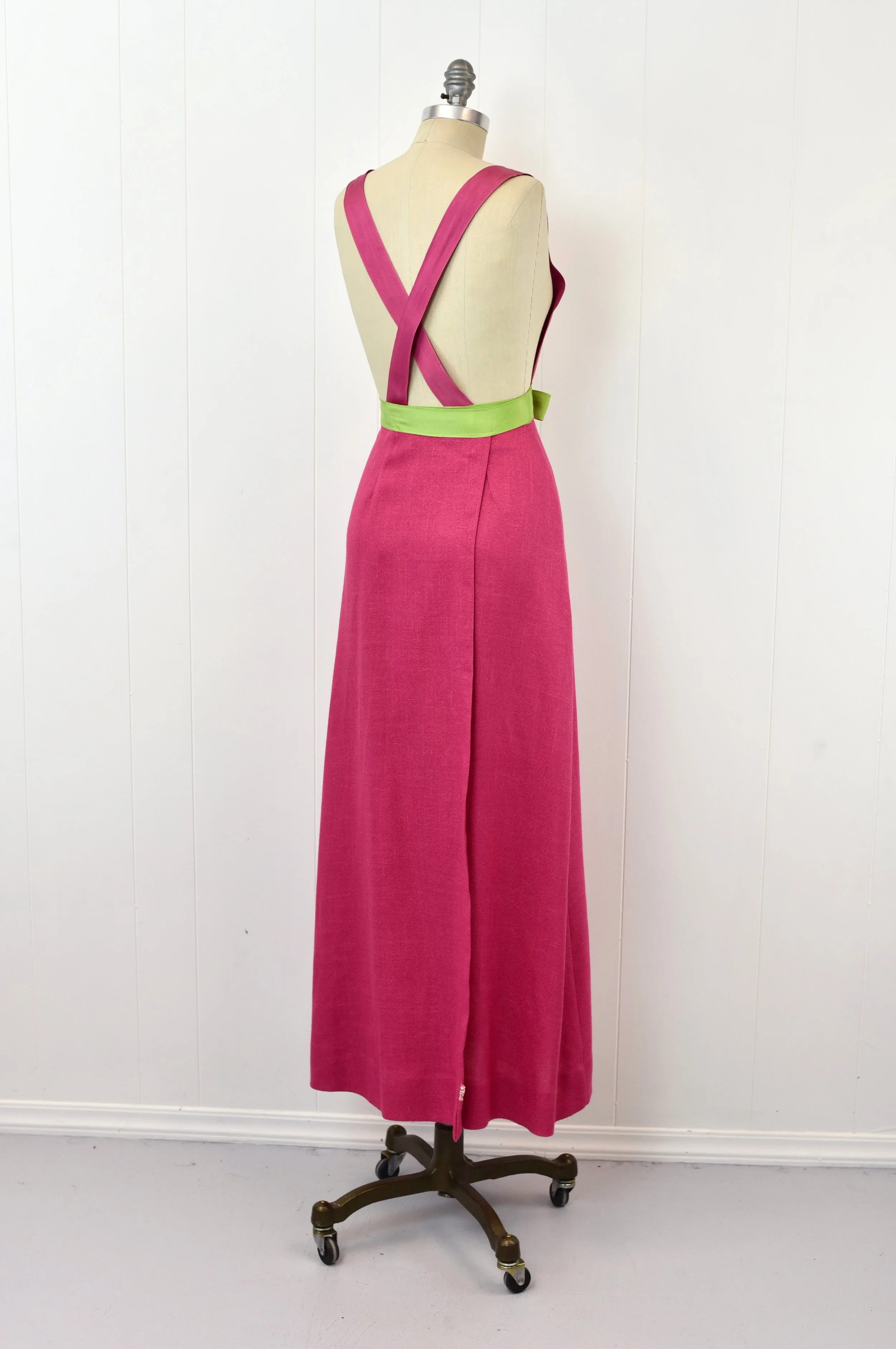 ysabel chiffon dress in hot pink Lady Black Tie - Skyler Gown - Strapless Draped Chiffon Dress main image 1