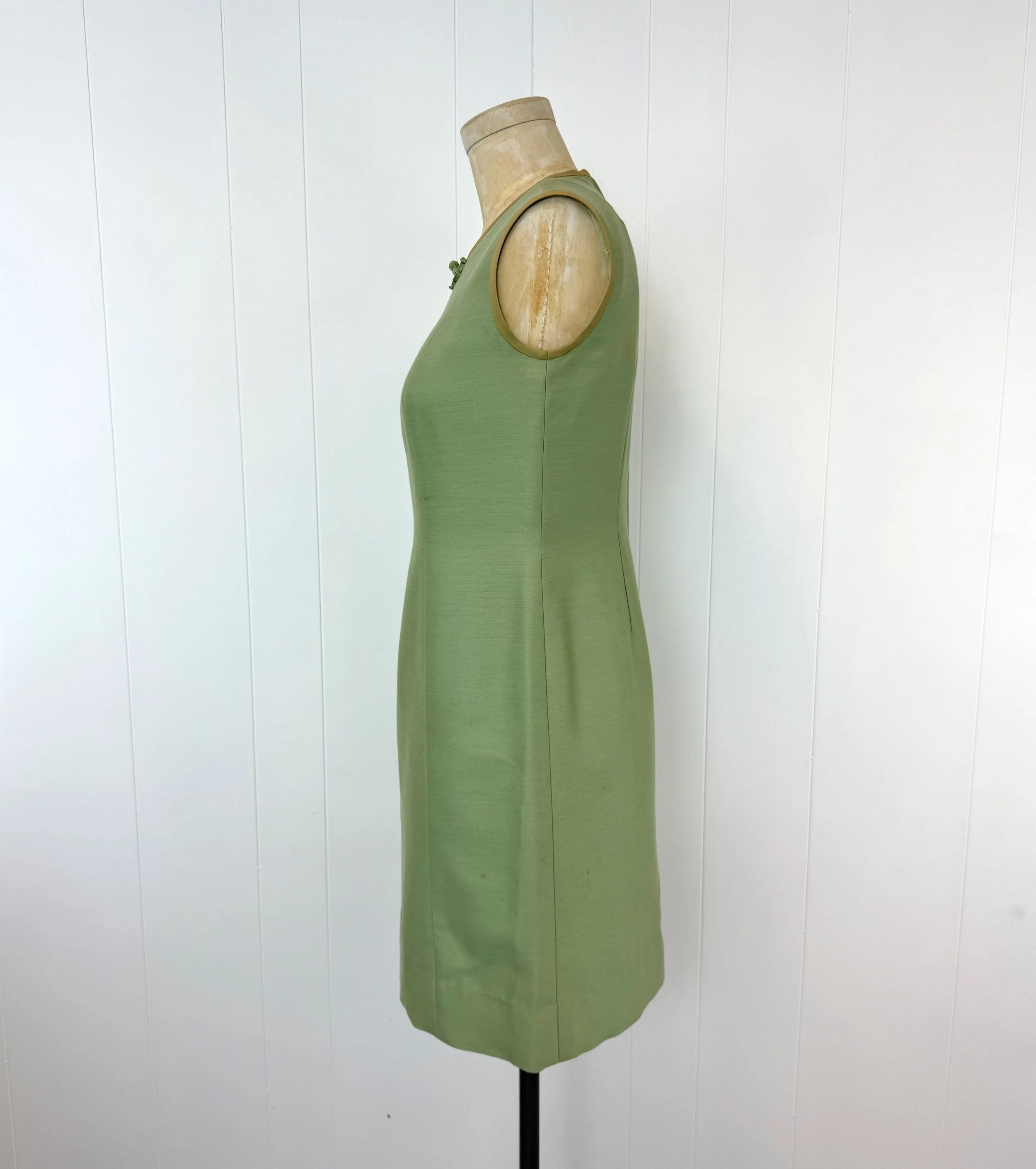 slim fit dress slacks Emily Shift Dress in Mist Green main image 0