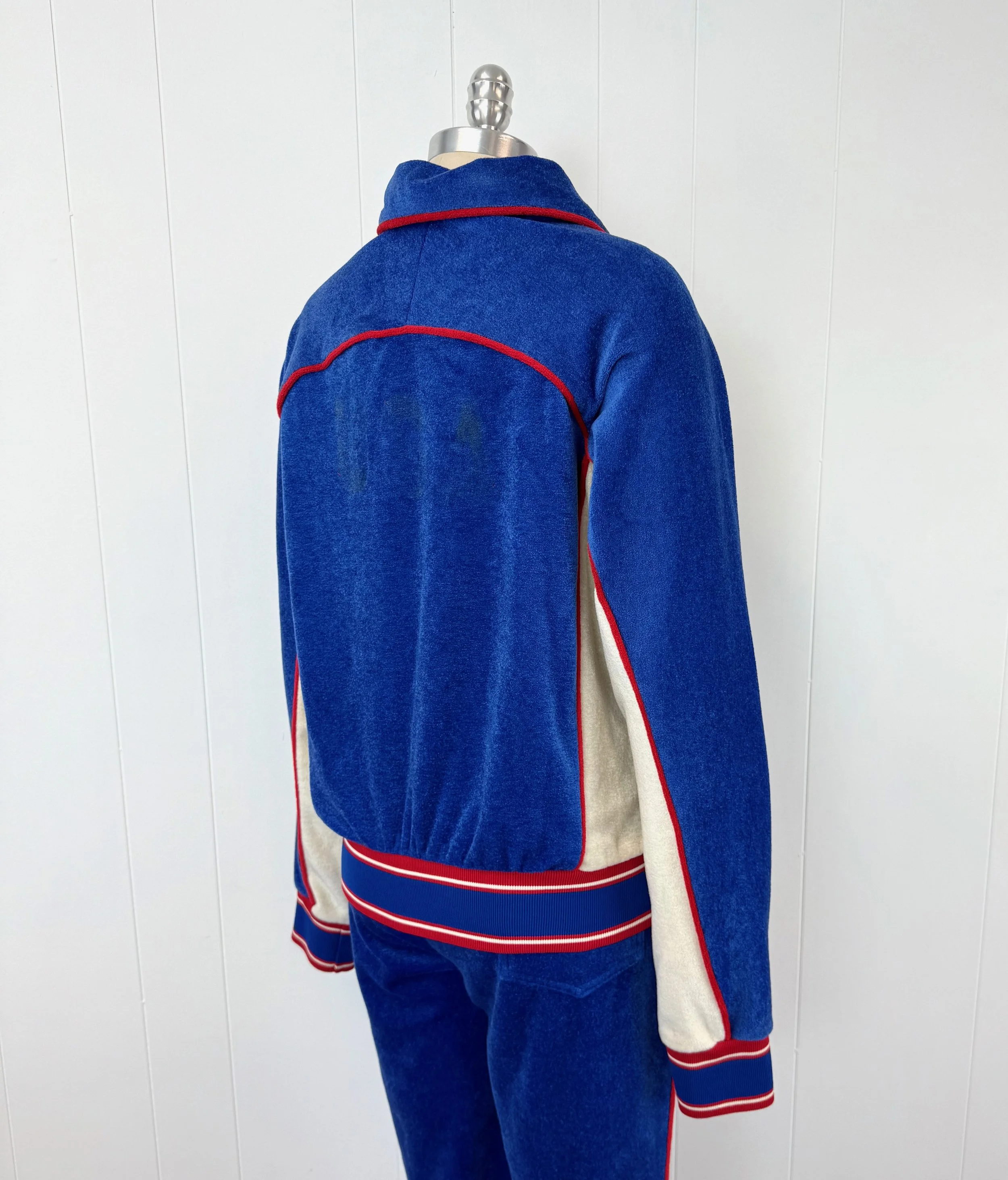 1980s Levi's USA Olympics Blue Red White Jacket Pants Two Piece