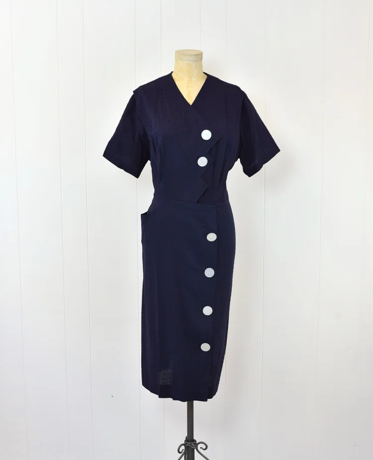 1940s Dresses Canned Ham Vintage 1940s Dresses Canned Ham Vintage