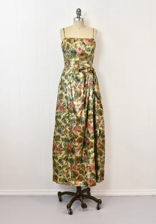 strapless open back dress Yellow Chiffon Trendy Party Wear Dresses Ladies Floral Embroidery Flared  Fit