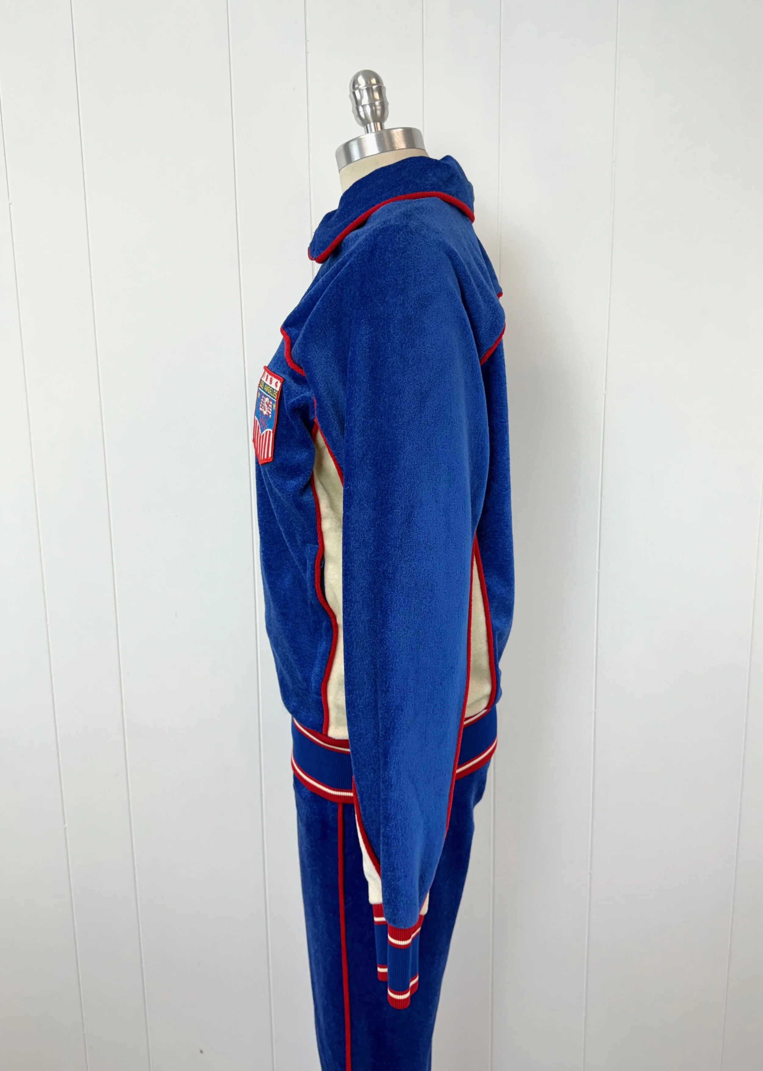 1980s Levi's USA Olympics Blue Red White Jacket Pants Two Piece