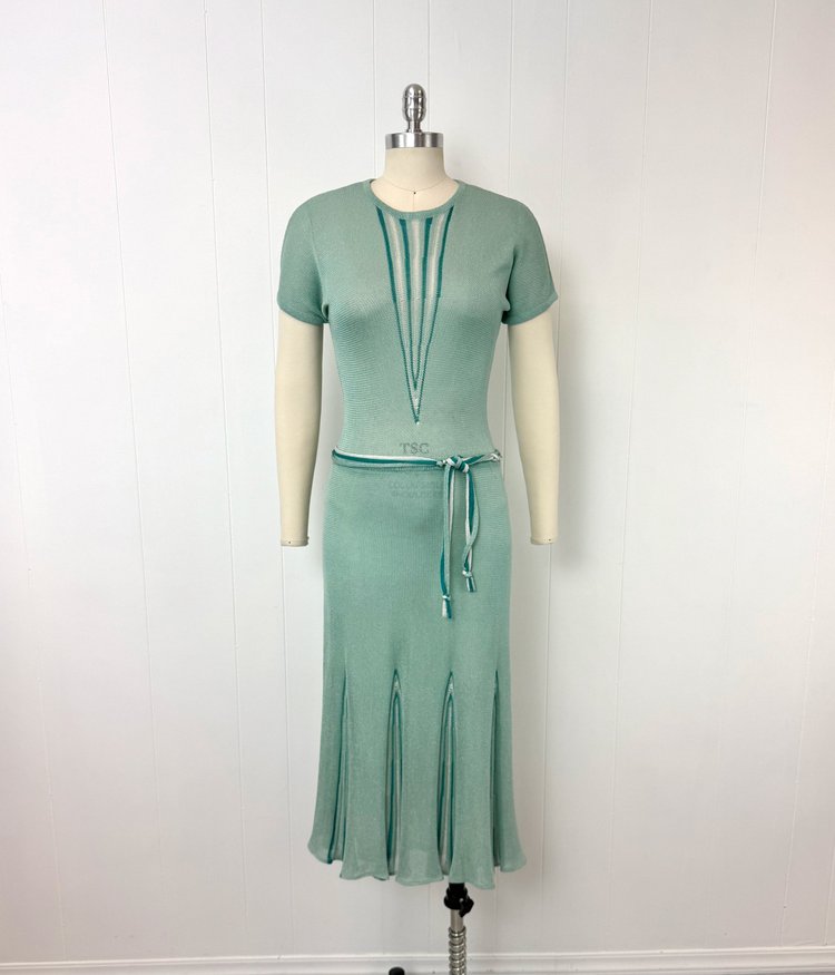 1930s Dresses Canned Ham Vintage 1930s Dresses Canned Ham Vintage