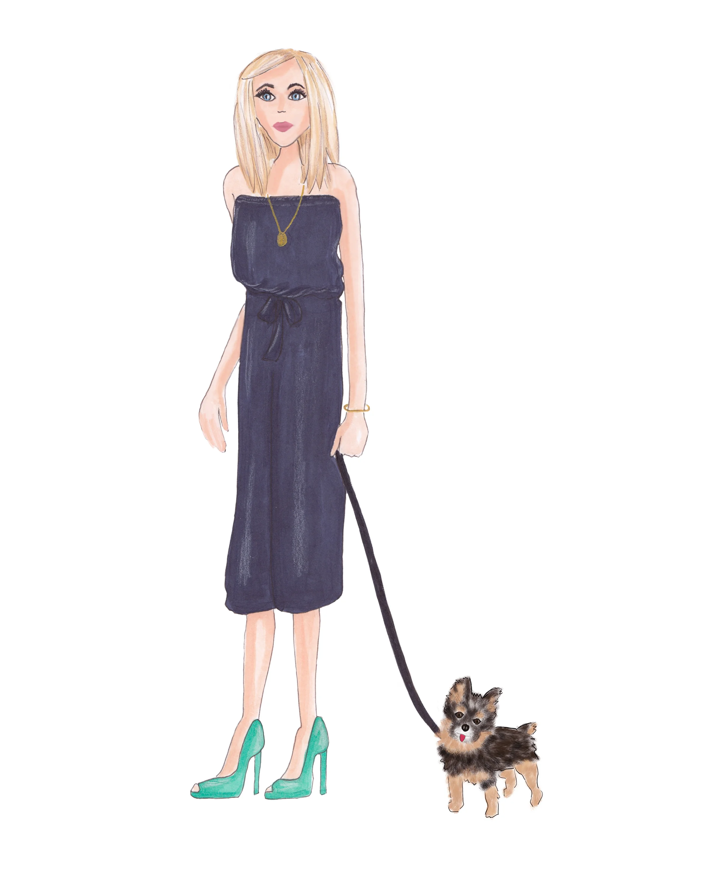 Custom Illustration - Heather + Rex