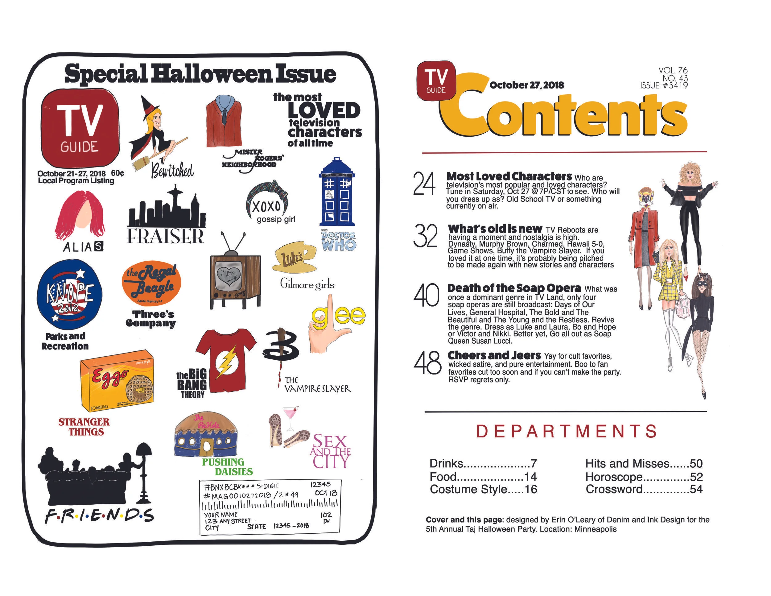 Taj Halloween 2018: TV Characters