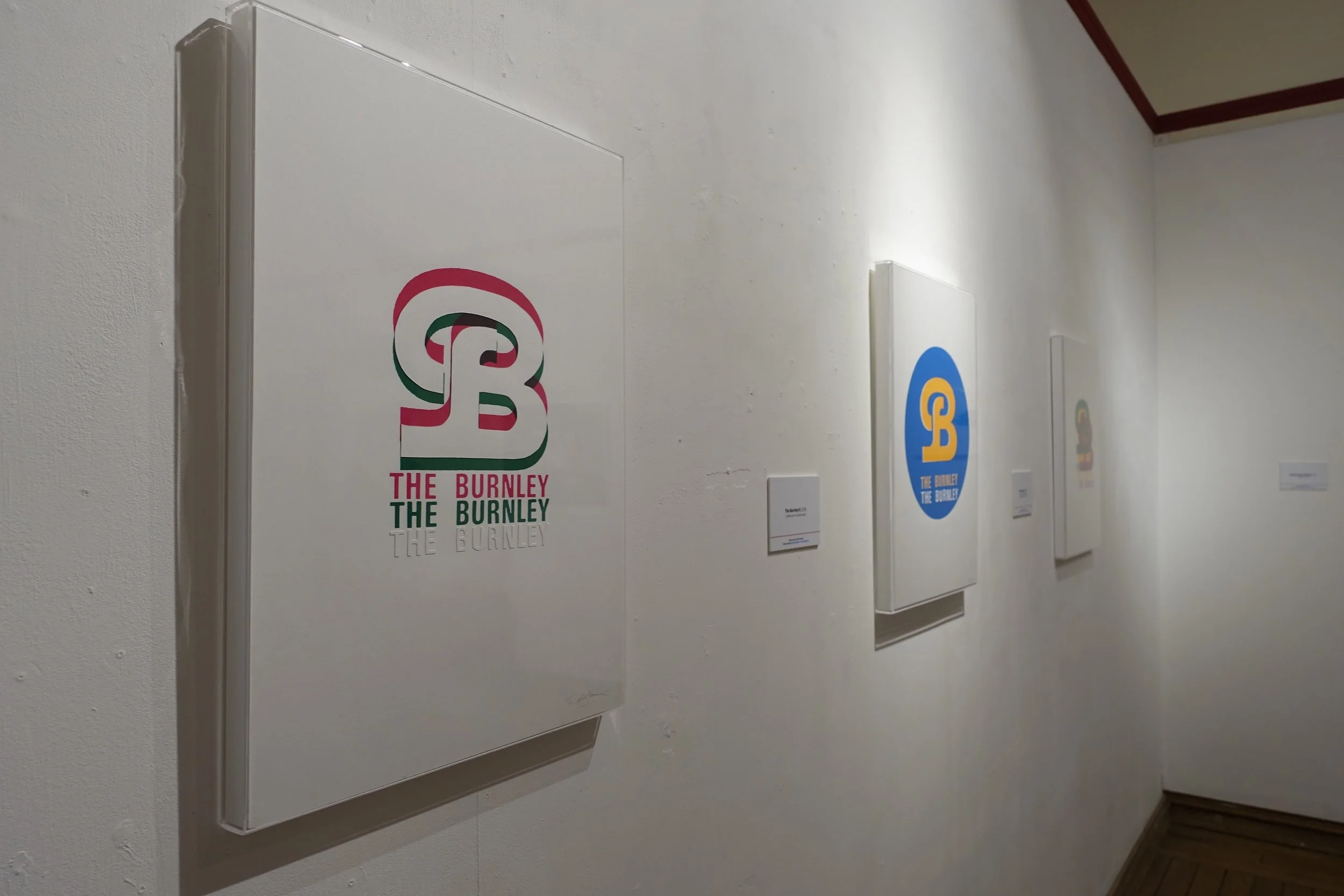 The Burnley triptych, collage and print mixed media 2018