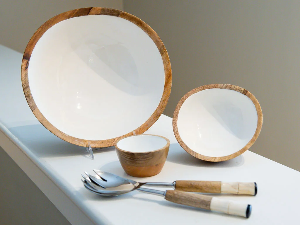 Wooden Bowls at Swan Coach House Gift Shop, Atlanta, GA