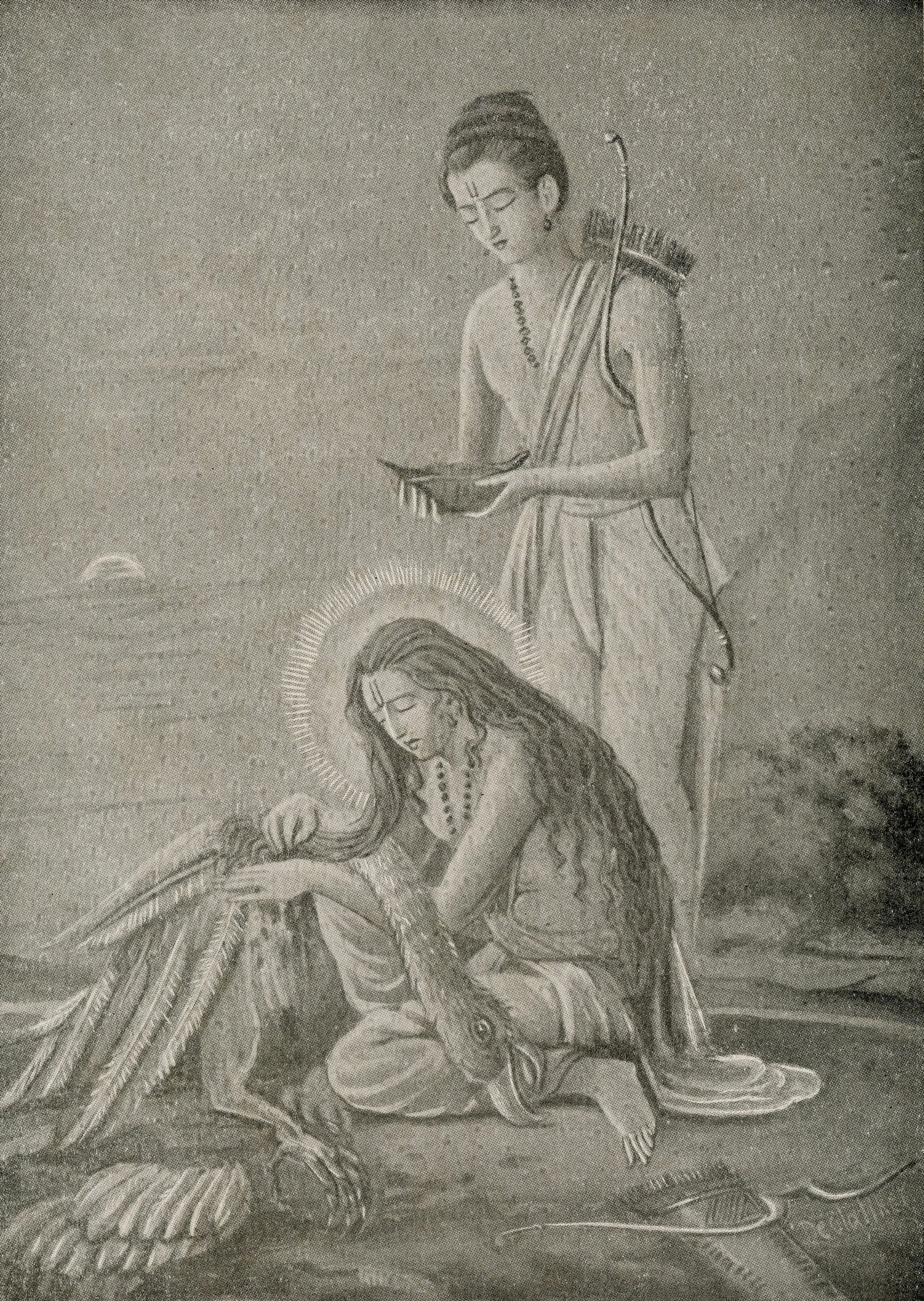 Shri Ram &amp; Lakshman Washing the Wounds of Jatayu