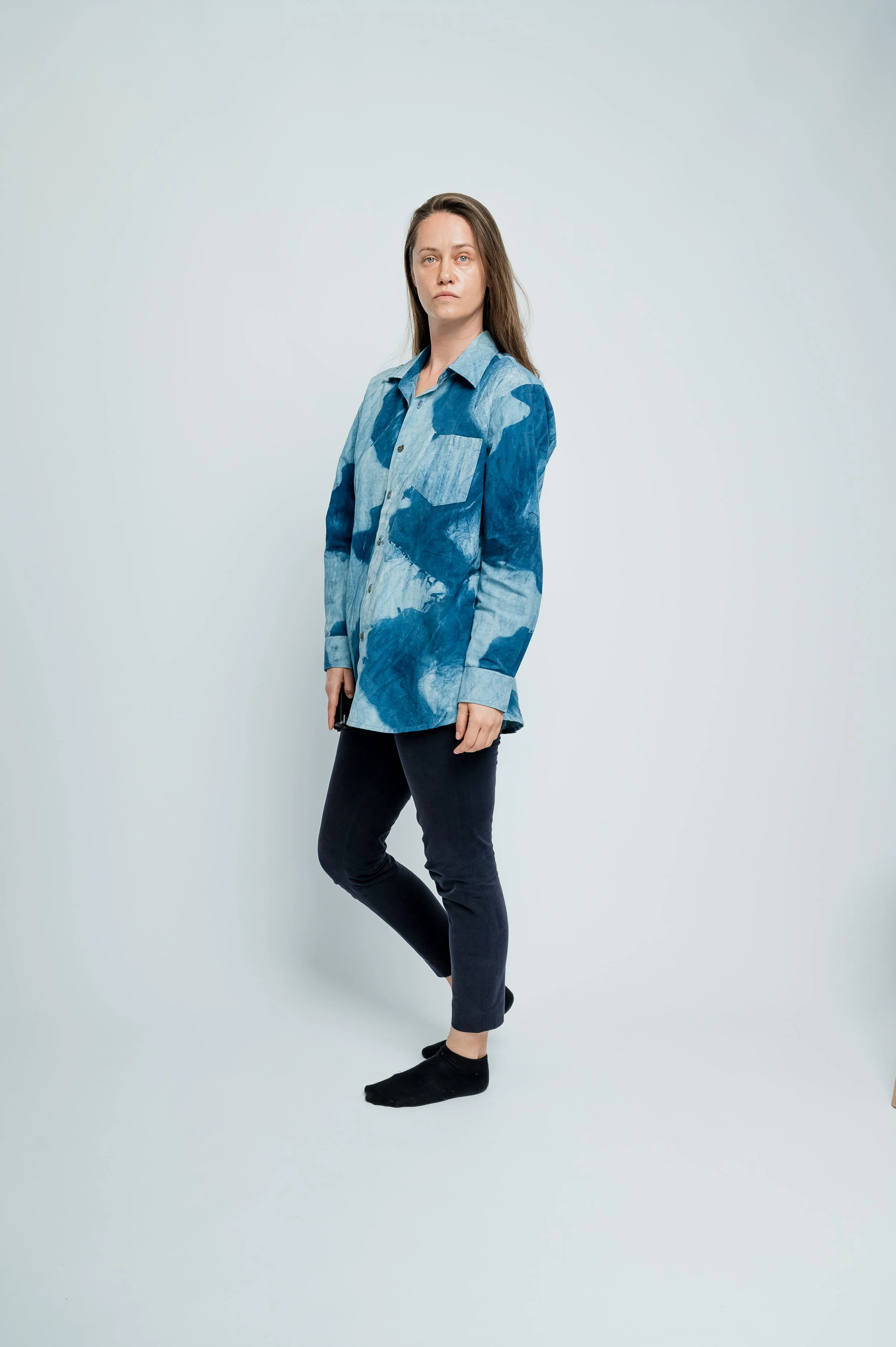 Power tie-dye Shirt in Blue