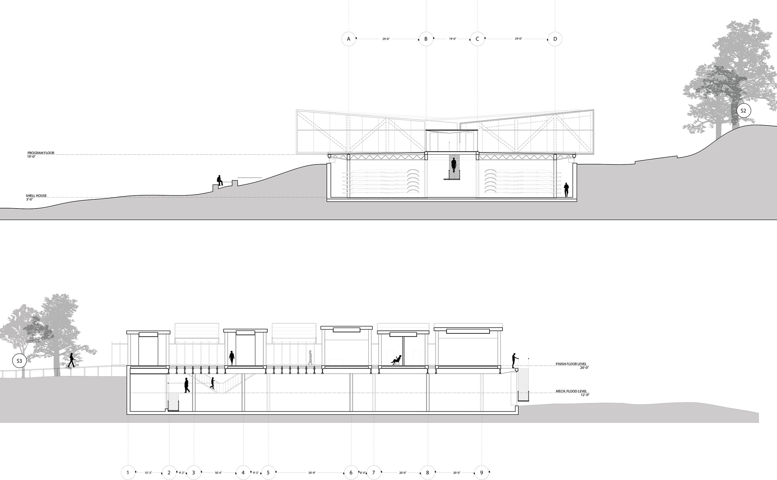 CROSS SECTION / LONG SECTION