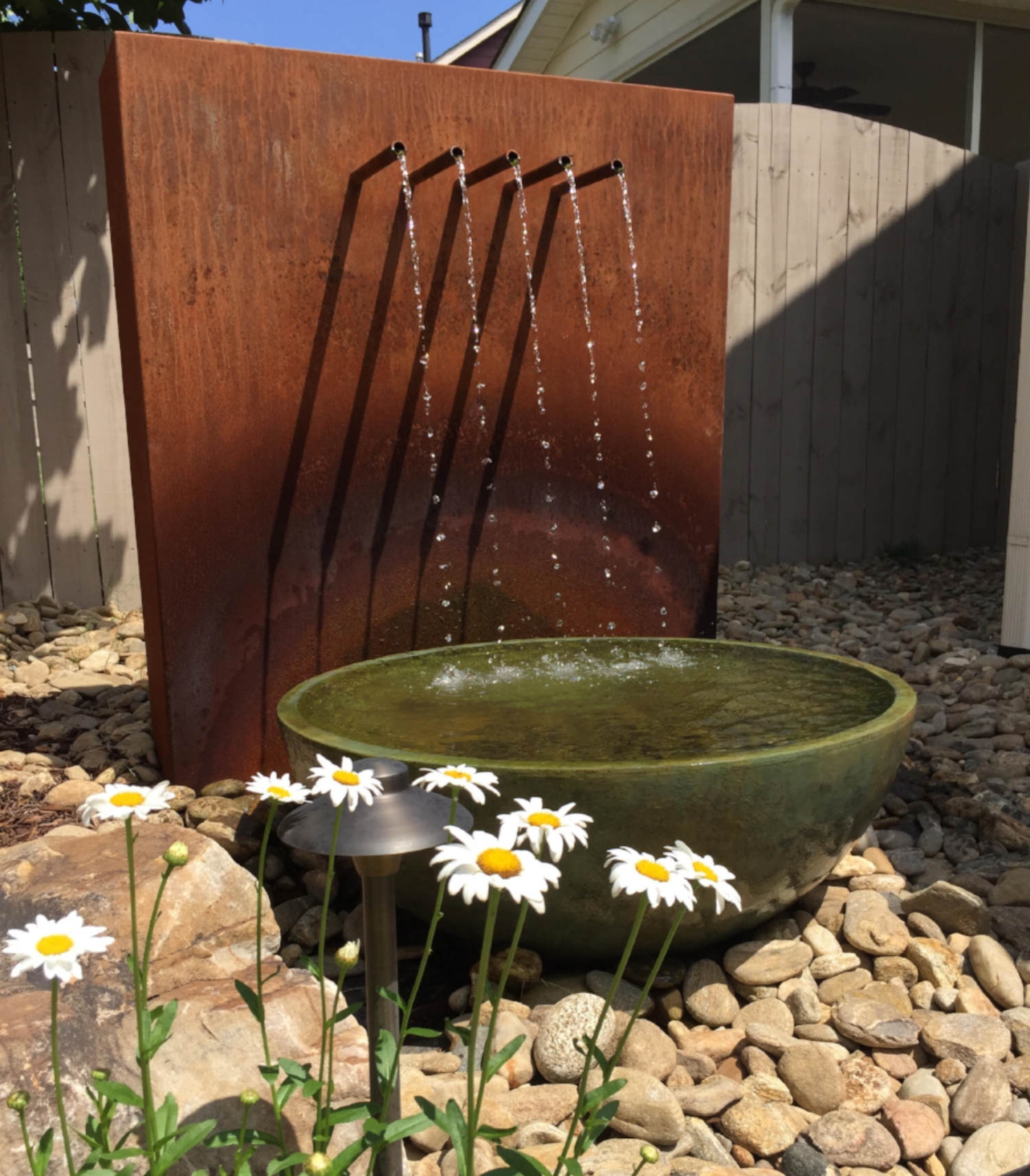 Contemporary Steel Fountain