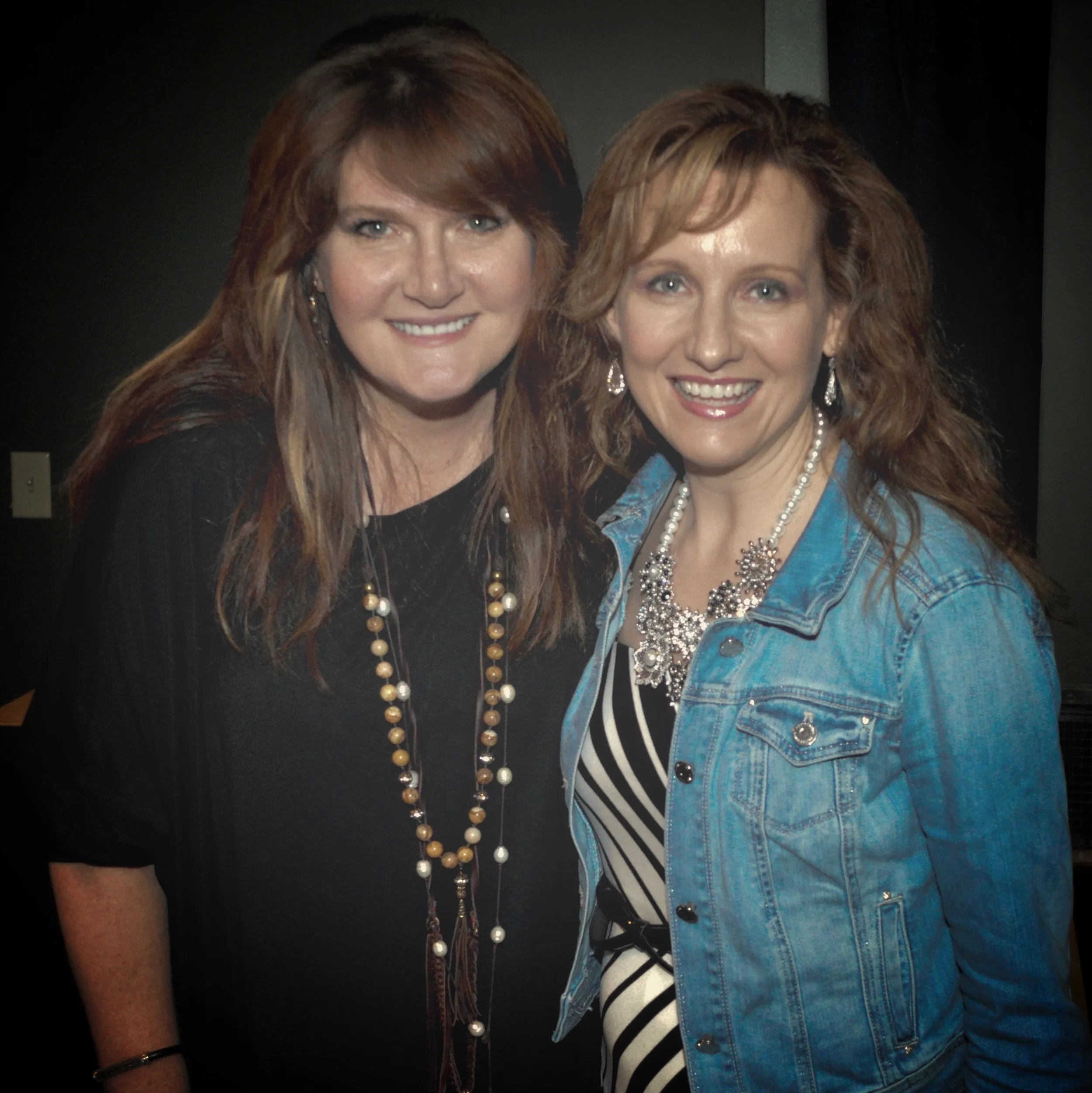 with comedienne Anita Renfroe (2015)