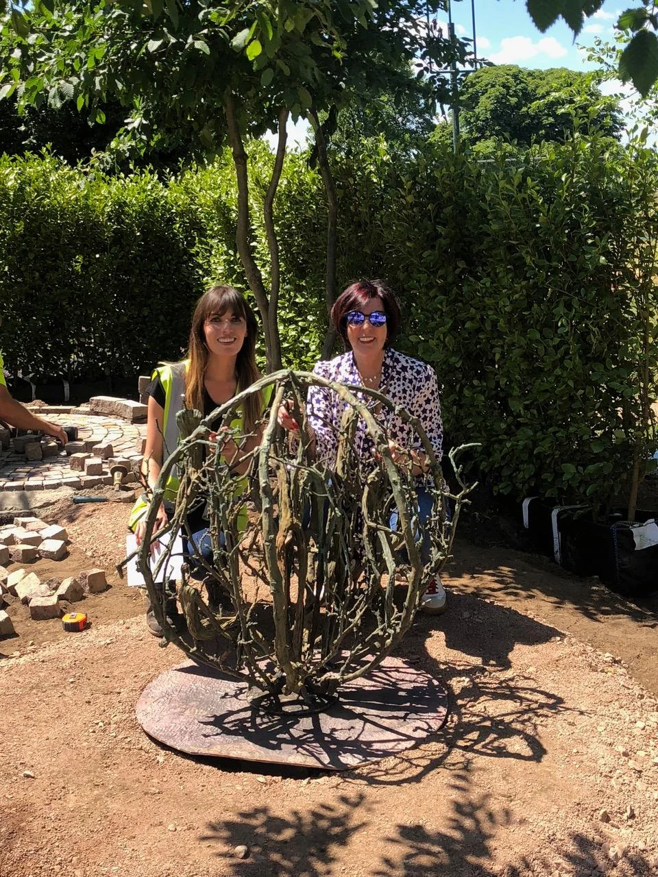 'Tumbleweed' in Alexandra Noble's 'Health and Wellbeing Garden' at RHS Hampton Court Flower Show