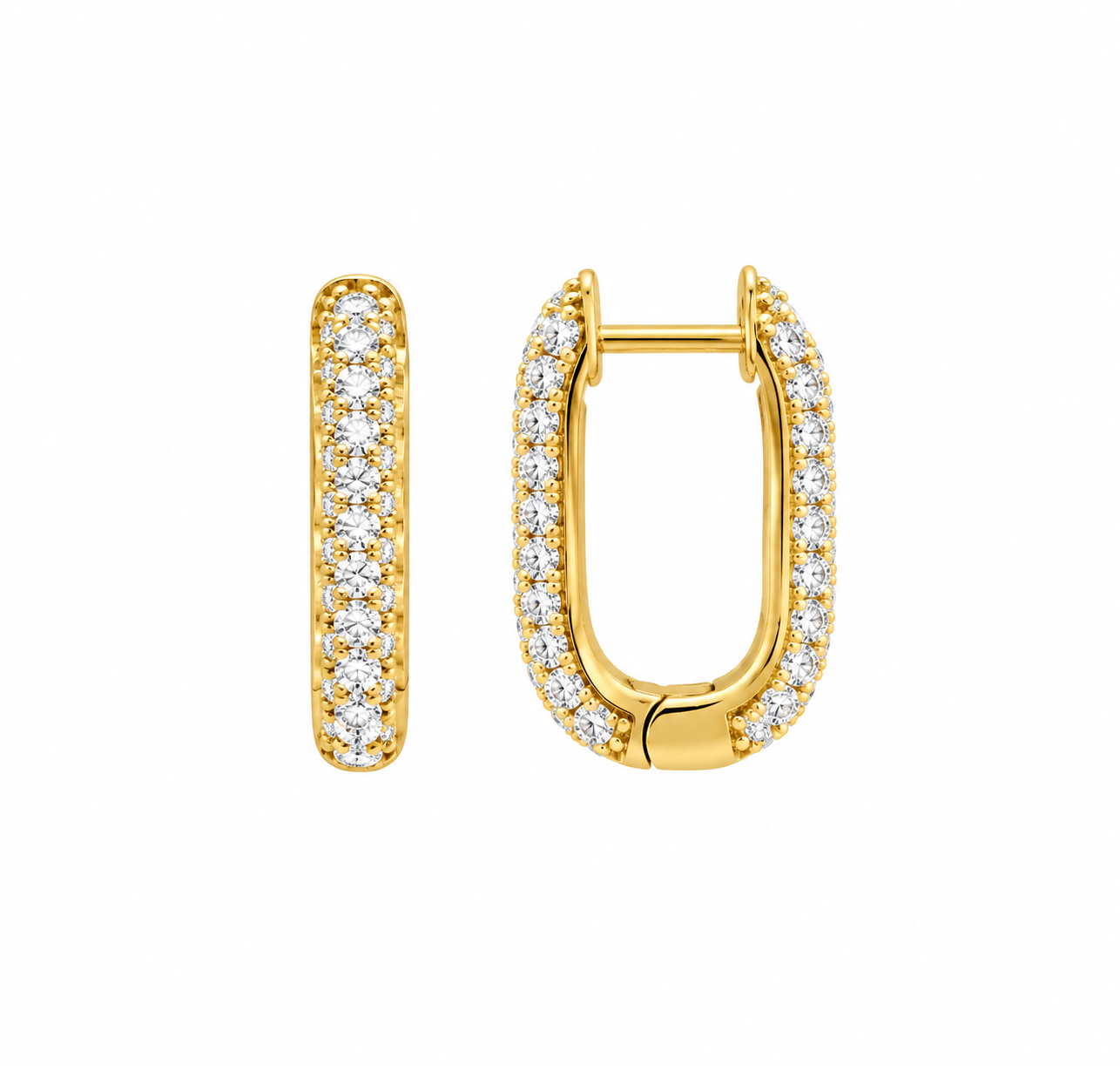 Gold Pavé Hoop Earrings on White.png