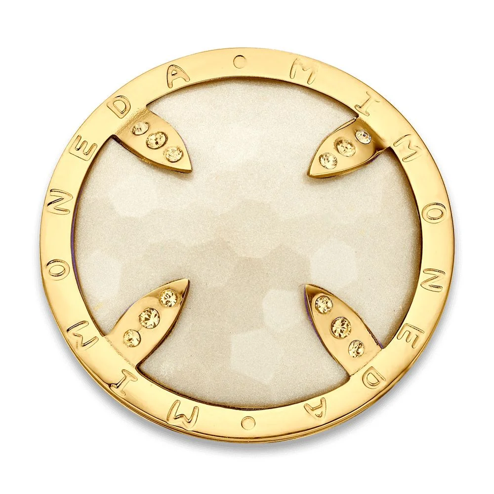 Mi Moneda Belize Ivory with Swarovski Crystals 
