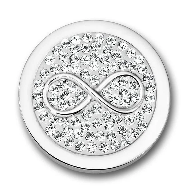 Mi Moneda Infinity Diamond Swarovski Crystals 