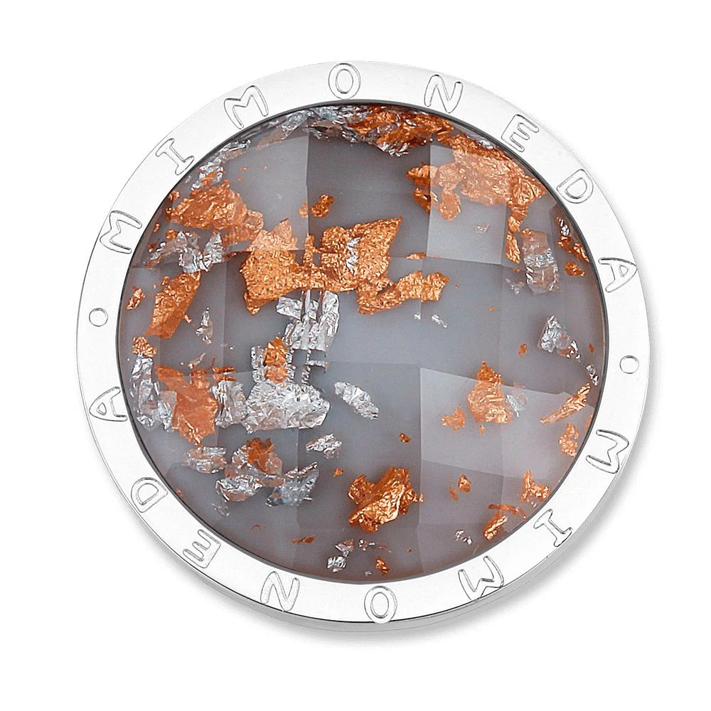 Mi Moneda Luna Grey Crystal