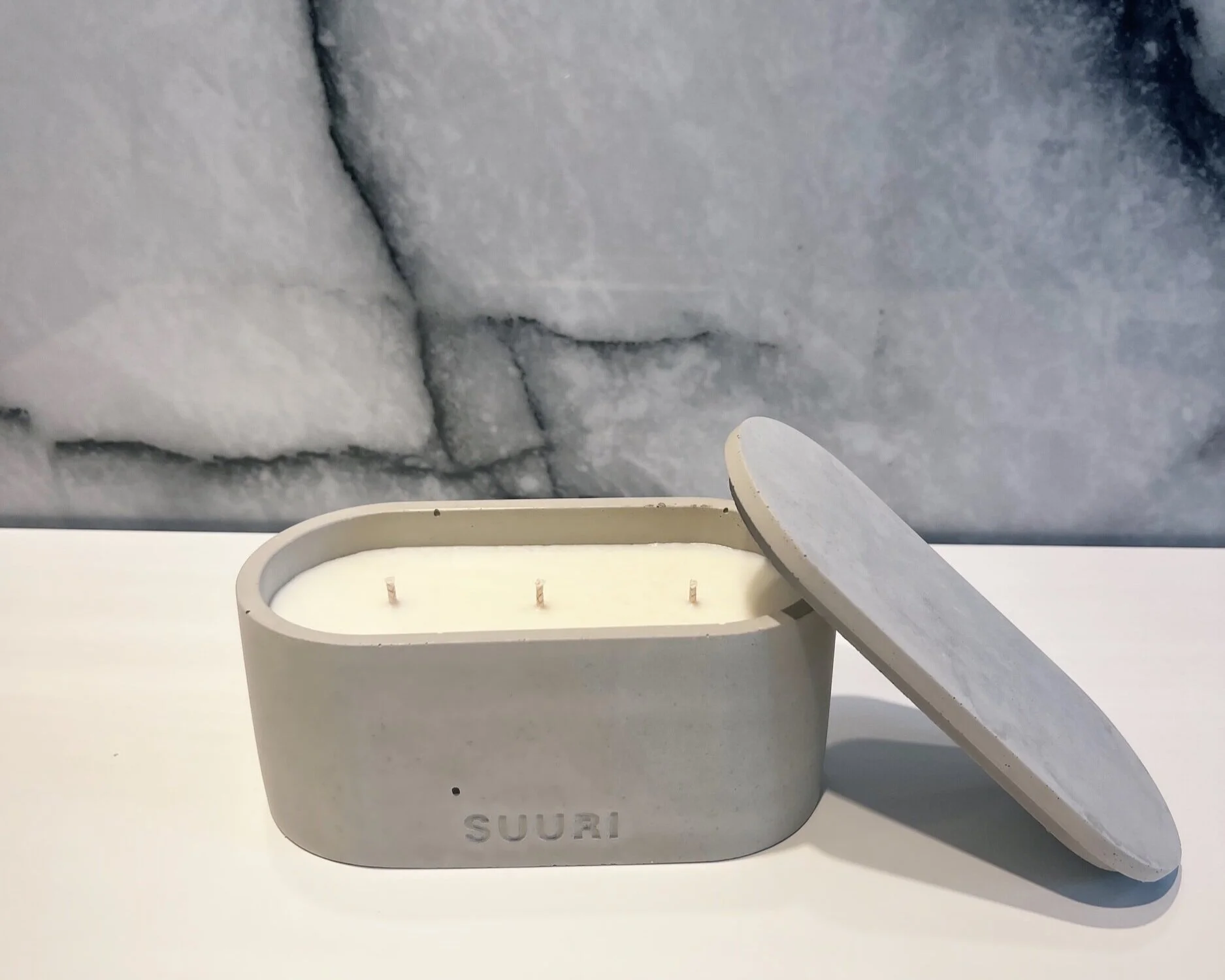Bug Off Soy Wax Concrete Lid Vessel Candle