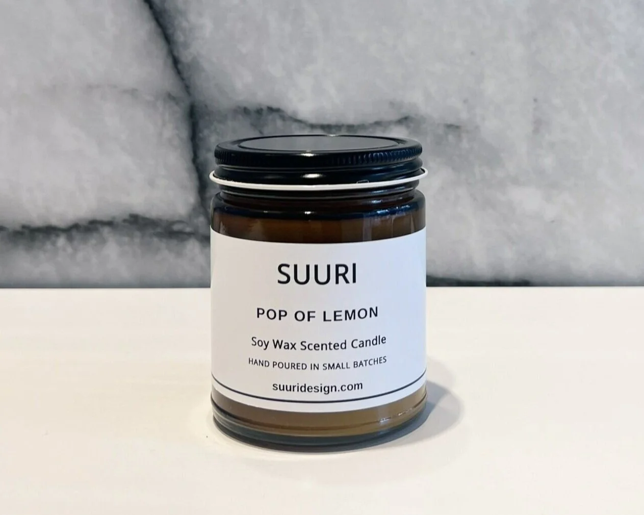 Pop of Lemon Soy Wax Scented Candle