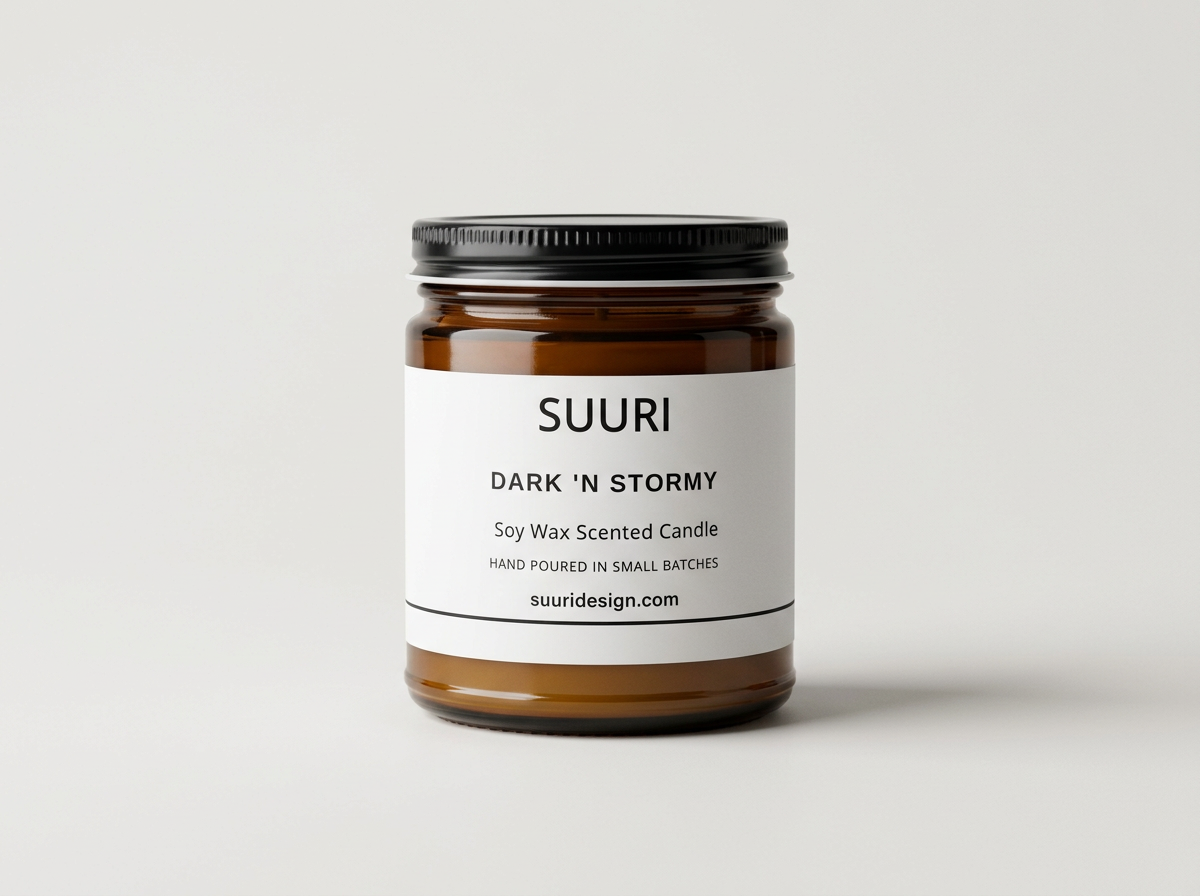 Dark 'N Stormy Soy Wax Candle