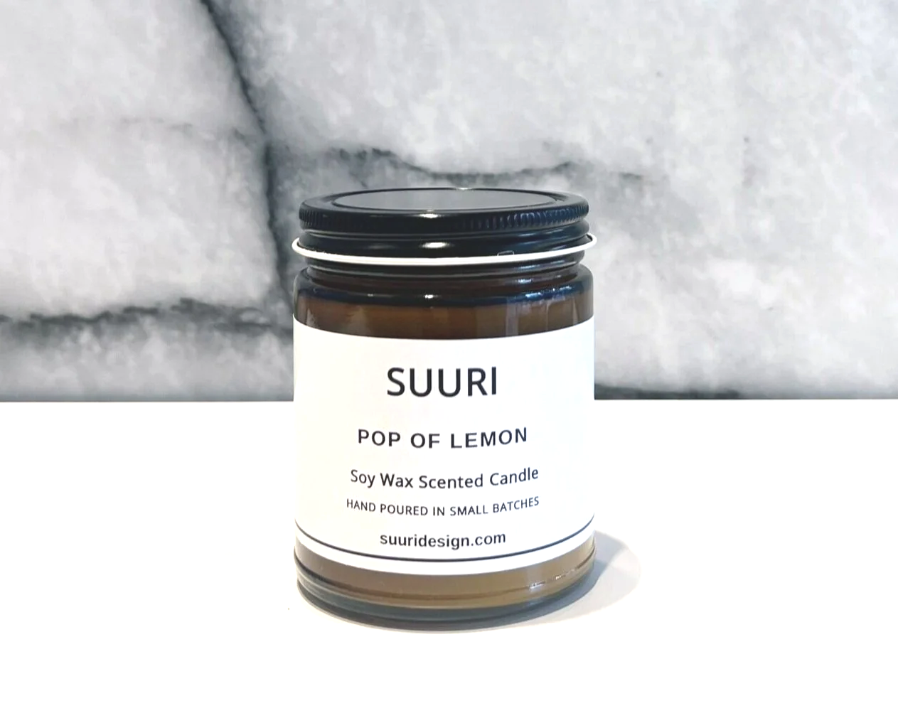 Pop of Lemon Soy Wax Scented Candle