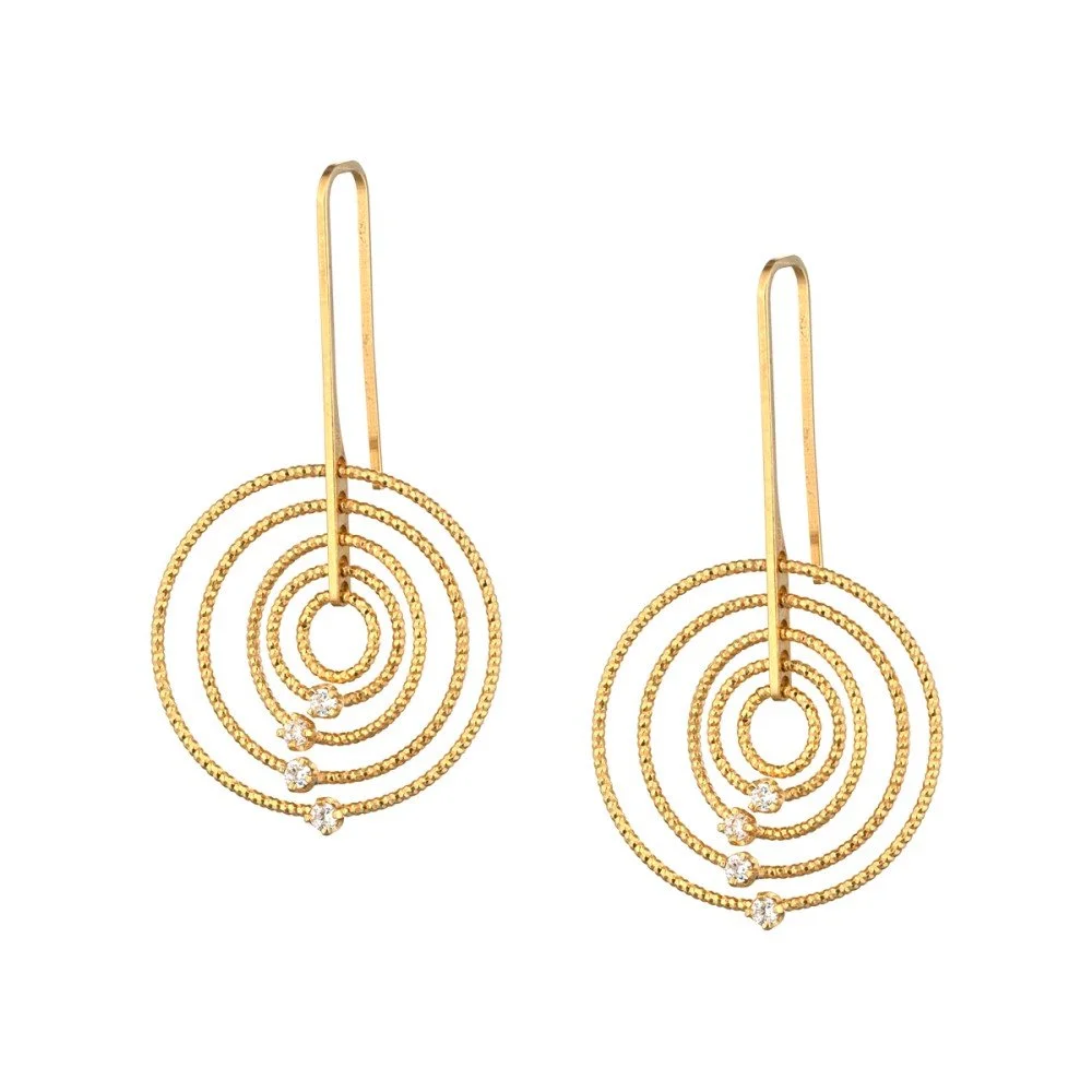 Circle Cosmo Earrings