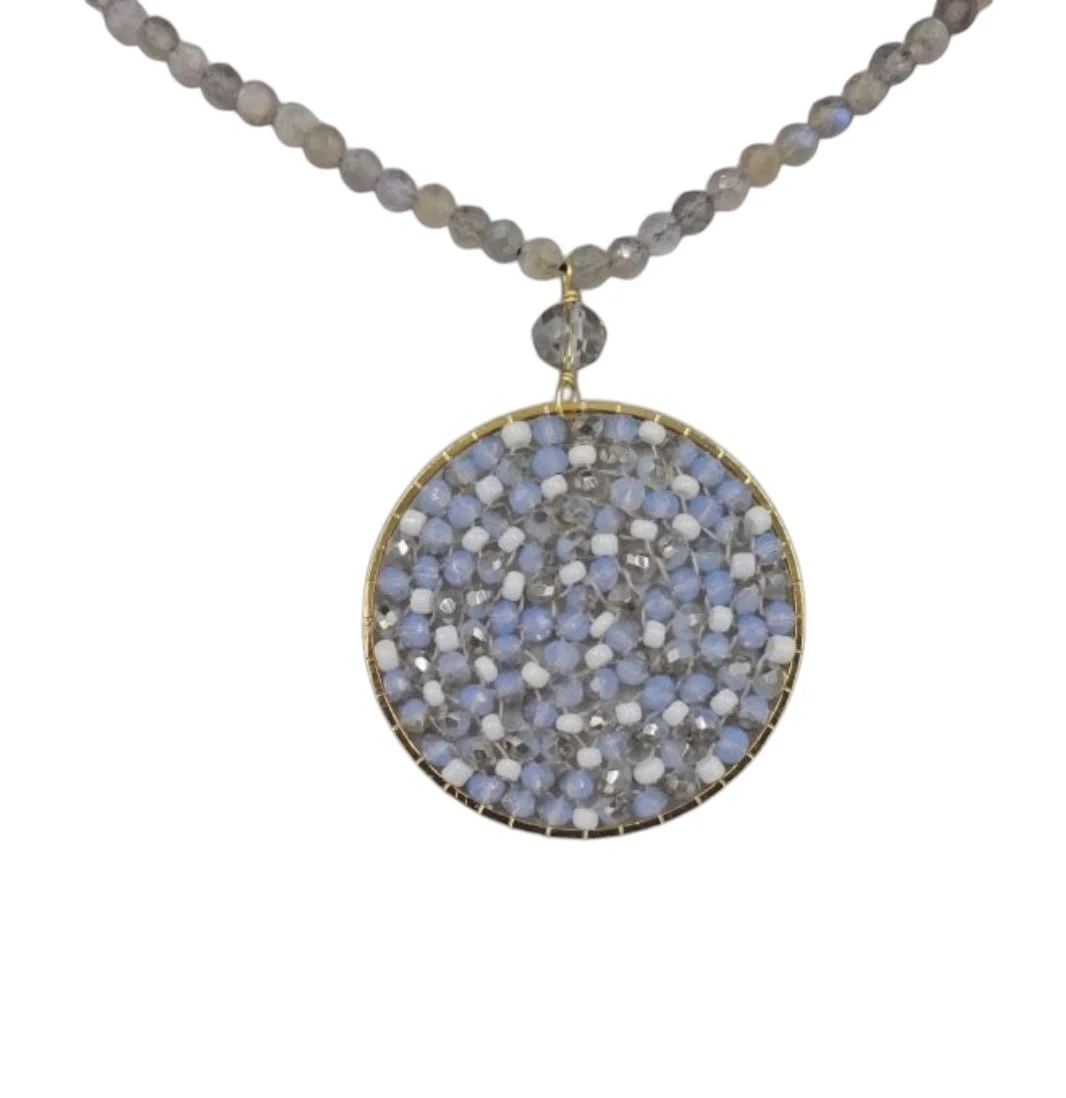 Labradorite Beaded Necklace