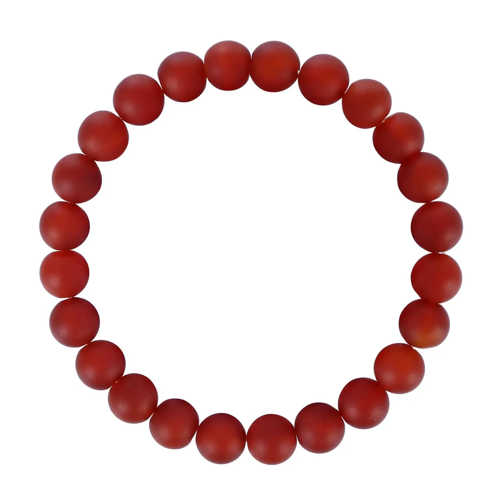 Matte Carnelian Stretch Bracelet