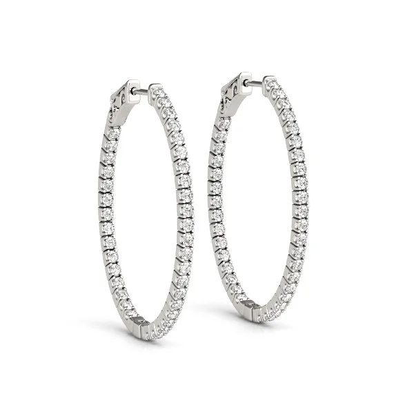 Roxy Oval Hoop Earrings