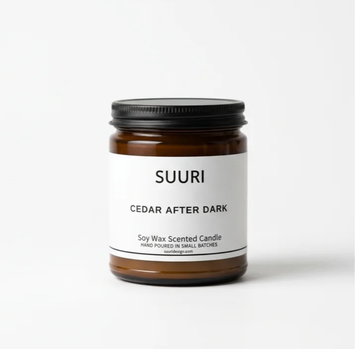 Cedar After Dark Soy Wax Candle