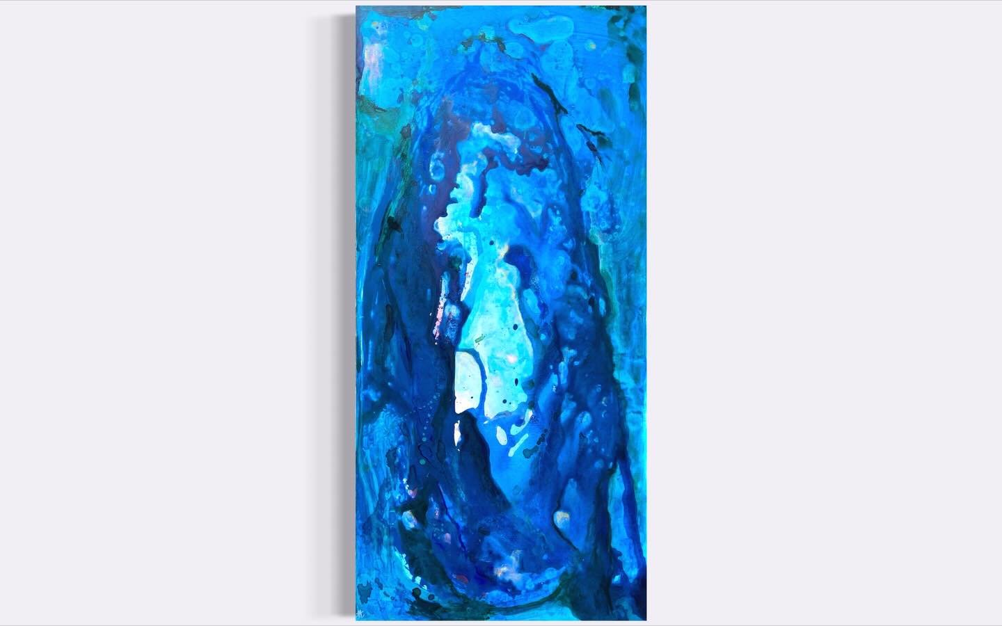 &ldquo;Breathing Below the Surface&rdquo; 

48 x 24&rdquo;

Big Blue N. 4 is now available 🐠🐟 the first 3 iterations of this painting are sold. The newest version is now done and available 💙
Pls DM or email for details to purchase