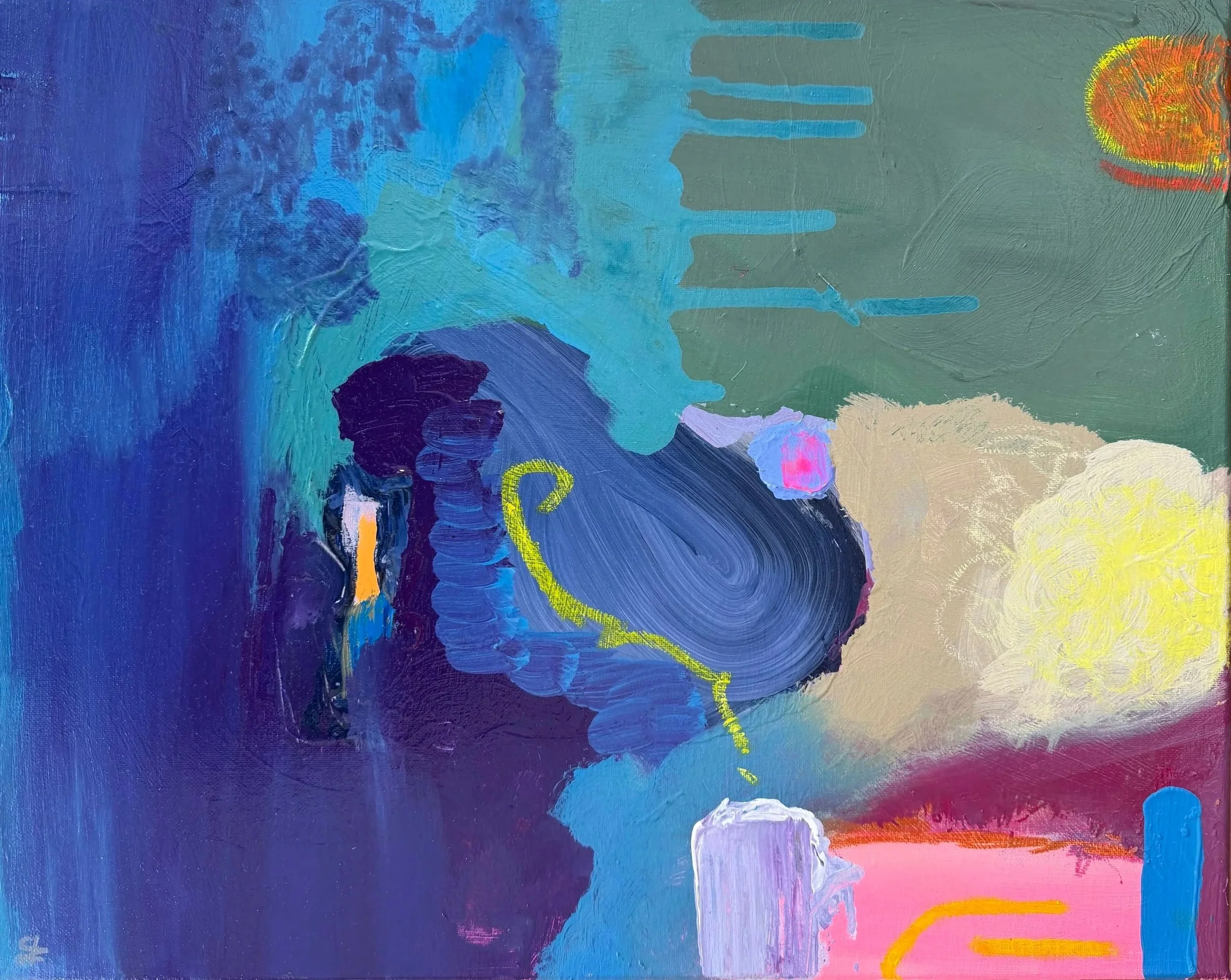 Creeping Joy, 16 x 20"  
$600