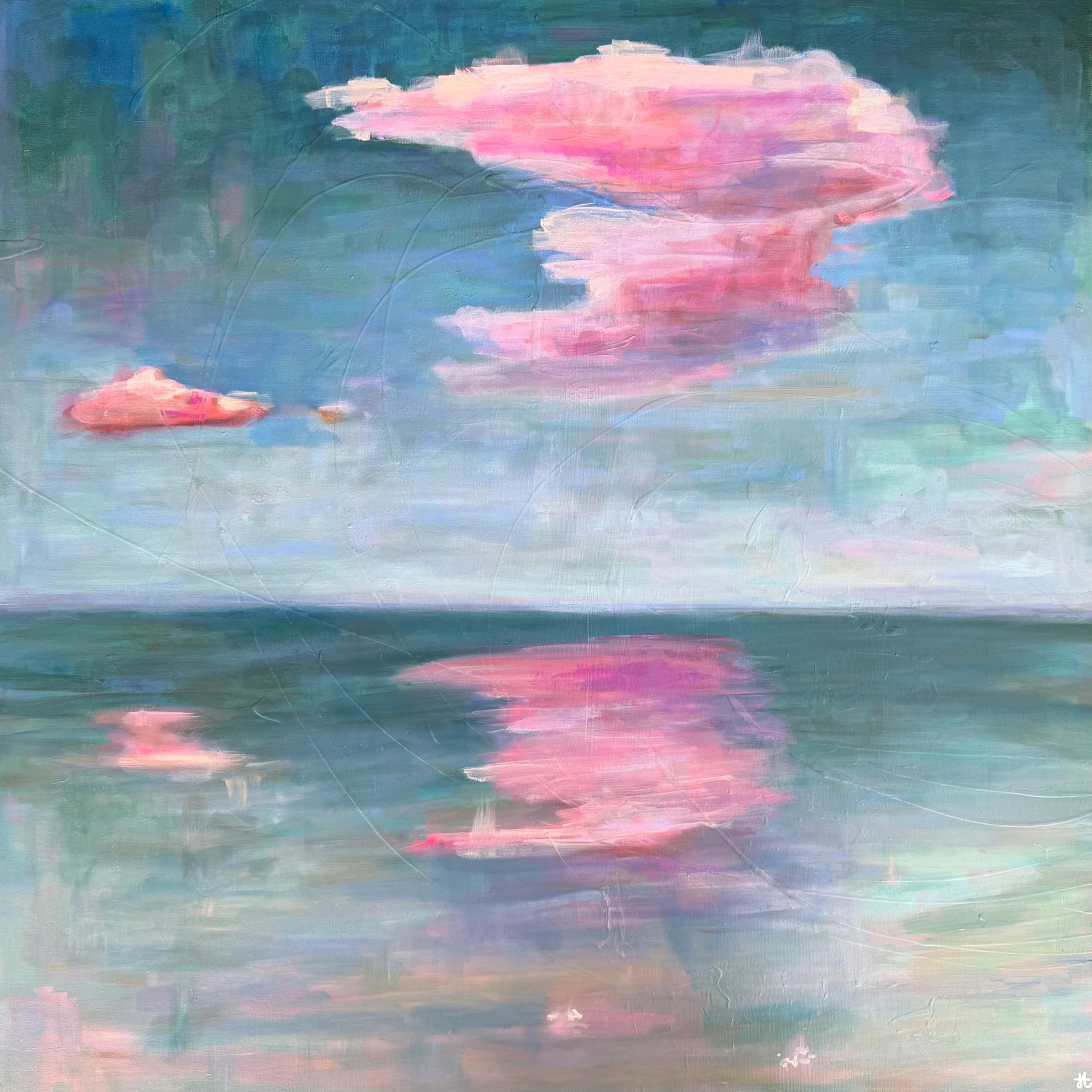 Role Model, 30 x 30", framed  
 SOLD 🔴