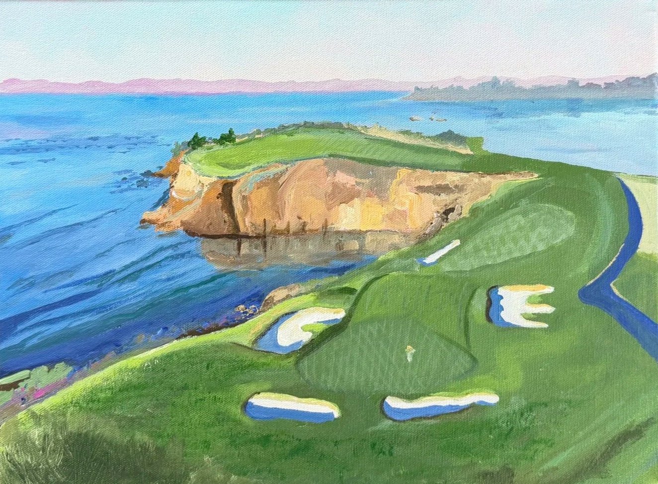 On the Rocks, 12 x 16"  
 SOLD 🔴