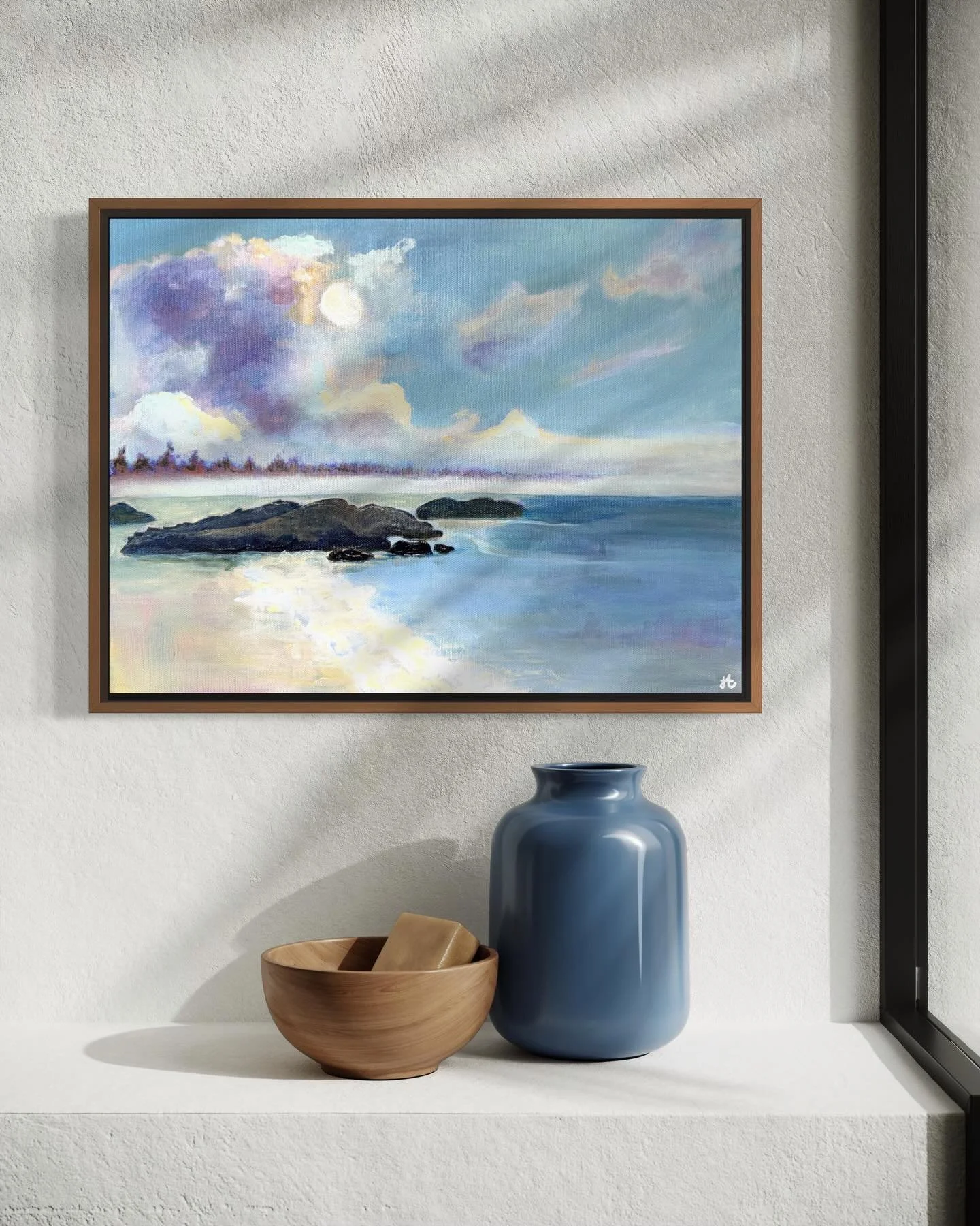 Hazy Play 

12x16&rdquo;

A foggy morning on the beach as the sun burns through the clouds and reflects off the wet sand and sea foam. Available on website 🩵