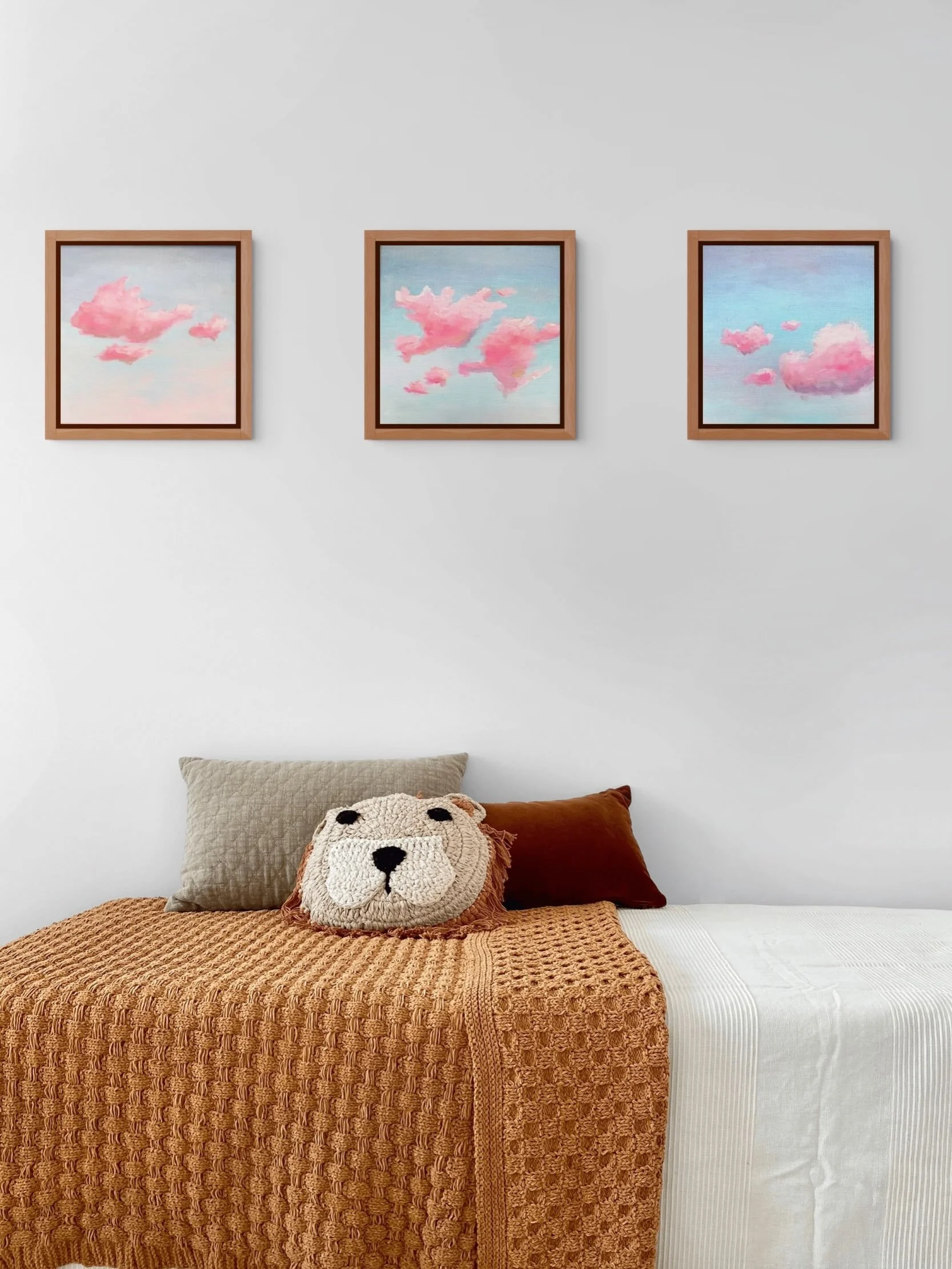 The first three Mini Clouds from the Friends &amp; Family Collection are now live on my website. ☁️ DM me for a custom cloud made just for you or a loved one.