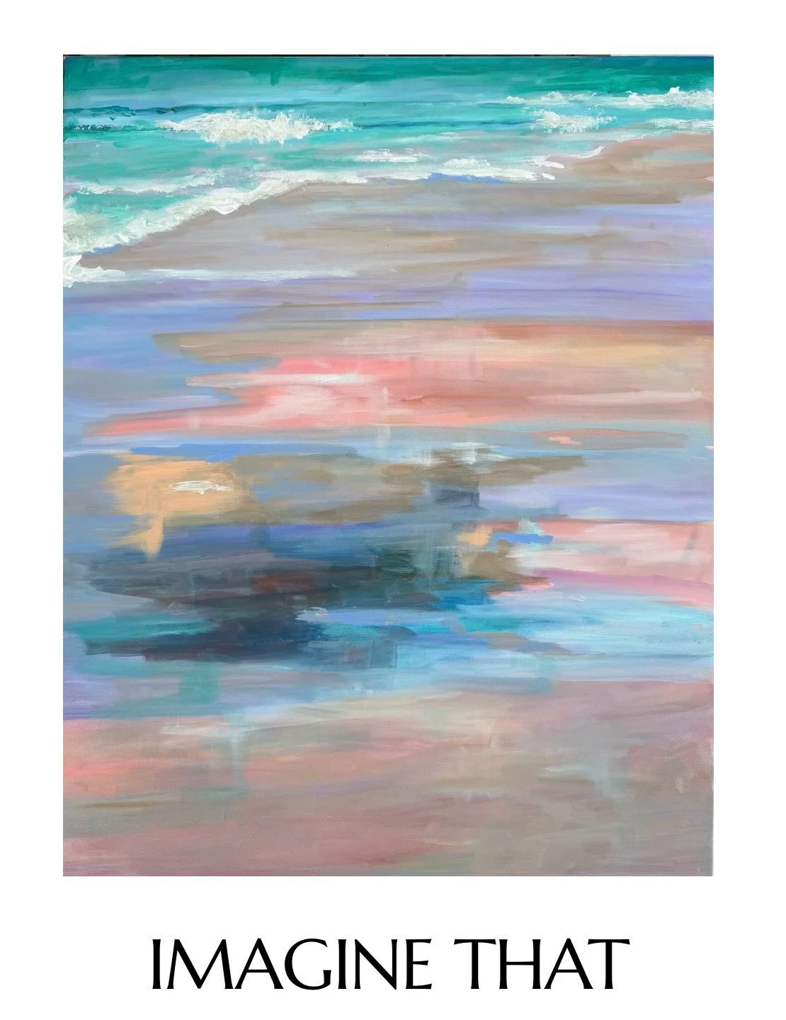 The ocean and shoreline usually steal the spotlight&mdash;but there&rsquo;s so much beauty in what happens just beneath them.

This piece focuses on the quieter side of the beach: wet sand, shifting shadows, reflections, and the layers of colour that