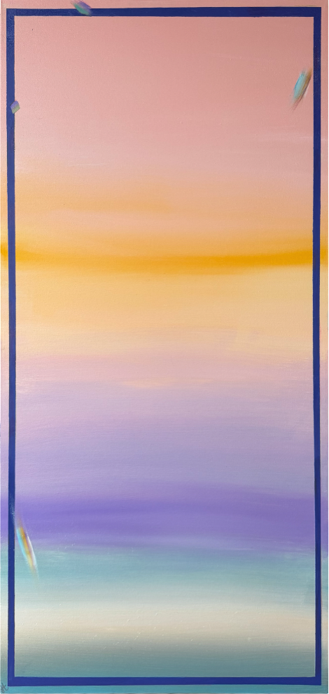 Pink Pony, 48 x 24"  
 SOLD 🔴