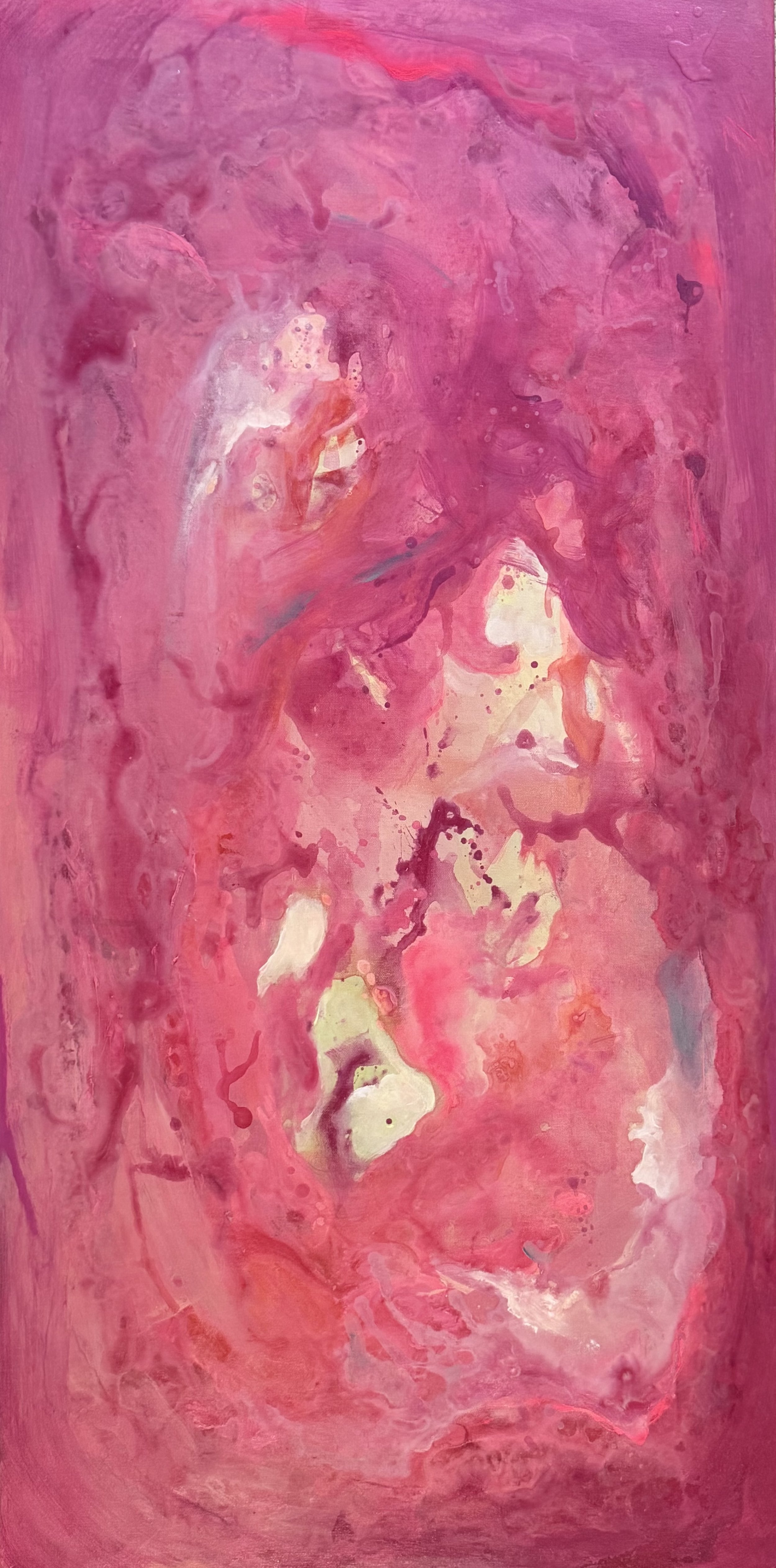 Blush Tide, 48 x 24”  
$1,500