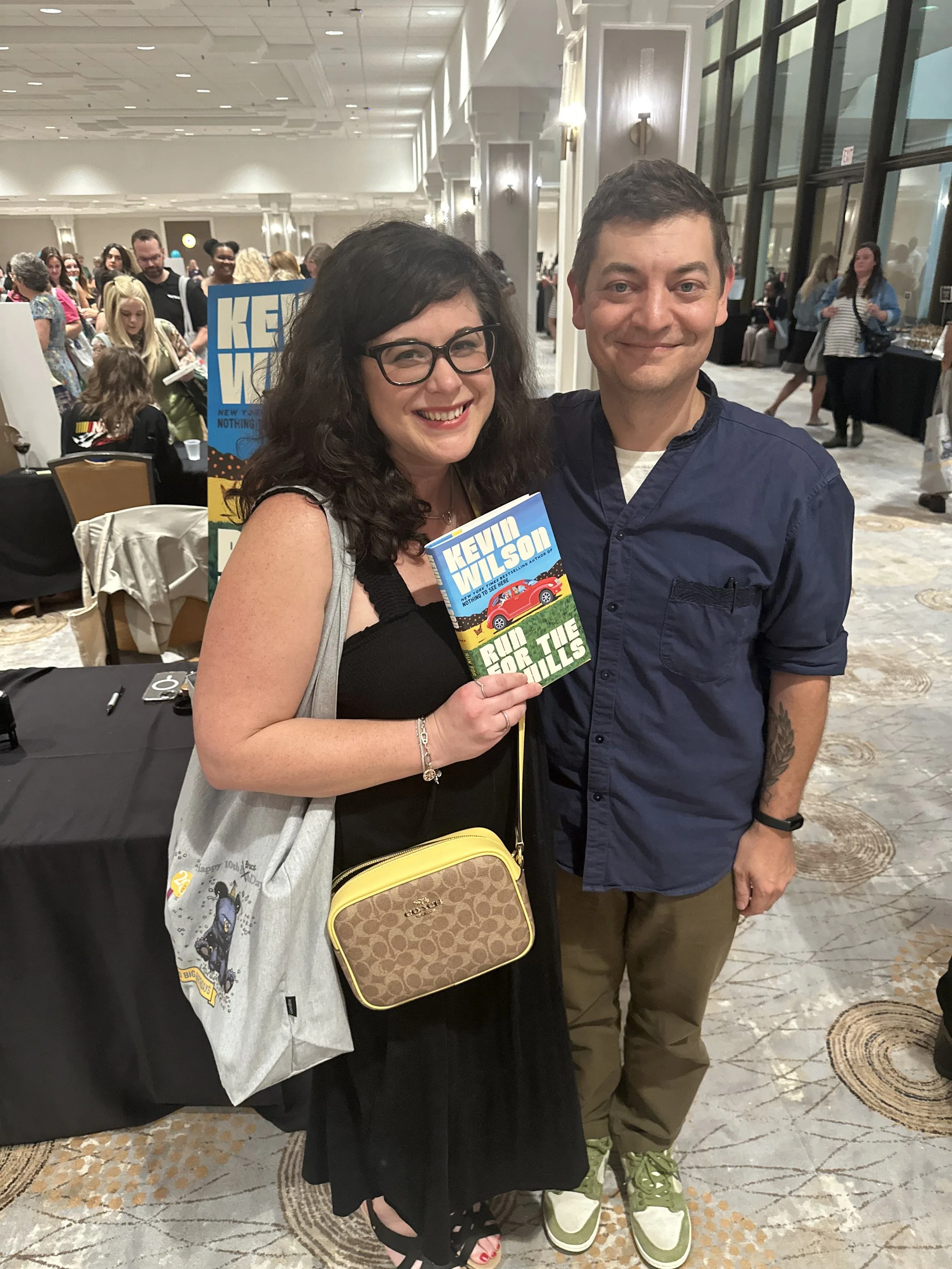 meeting Kevin Wilson at Bookmarks Book Festival