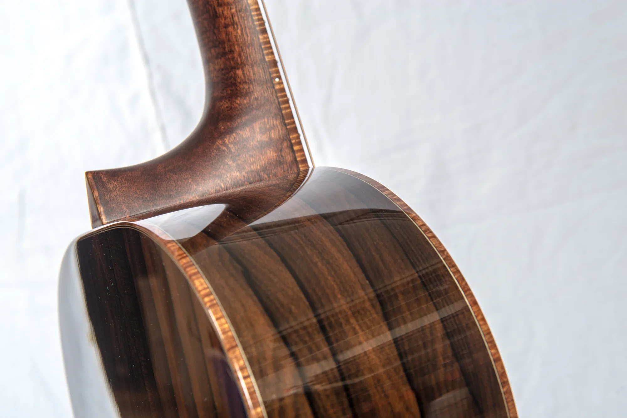 Rare Curly Mahogany Neck