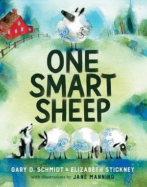 One sheep stands apart from the rest of a flock on the cover of "One Smart Sheep"