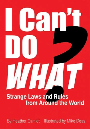 Big white letters that read "I Can't Do What ?" run across a red book cover