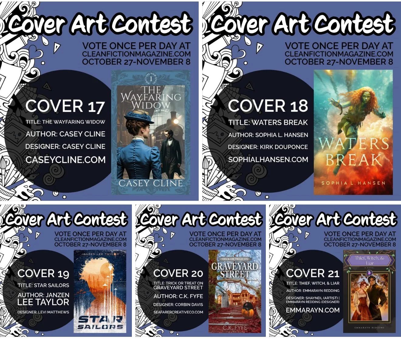 COVER ART CONTEST - VOTE DAILY