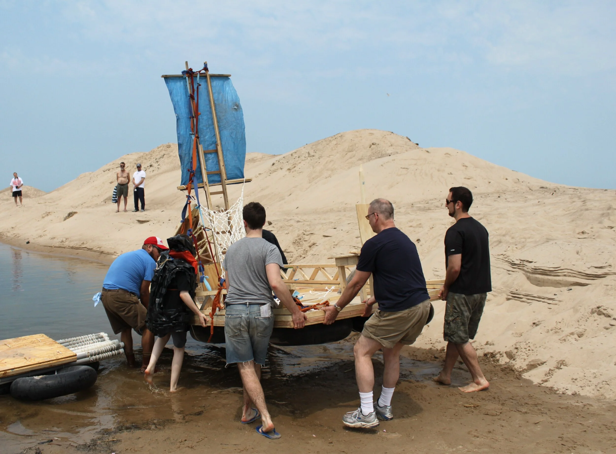 Golda's Boat Meets Water.JPG