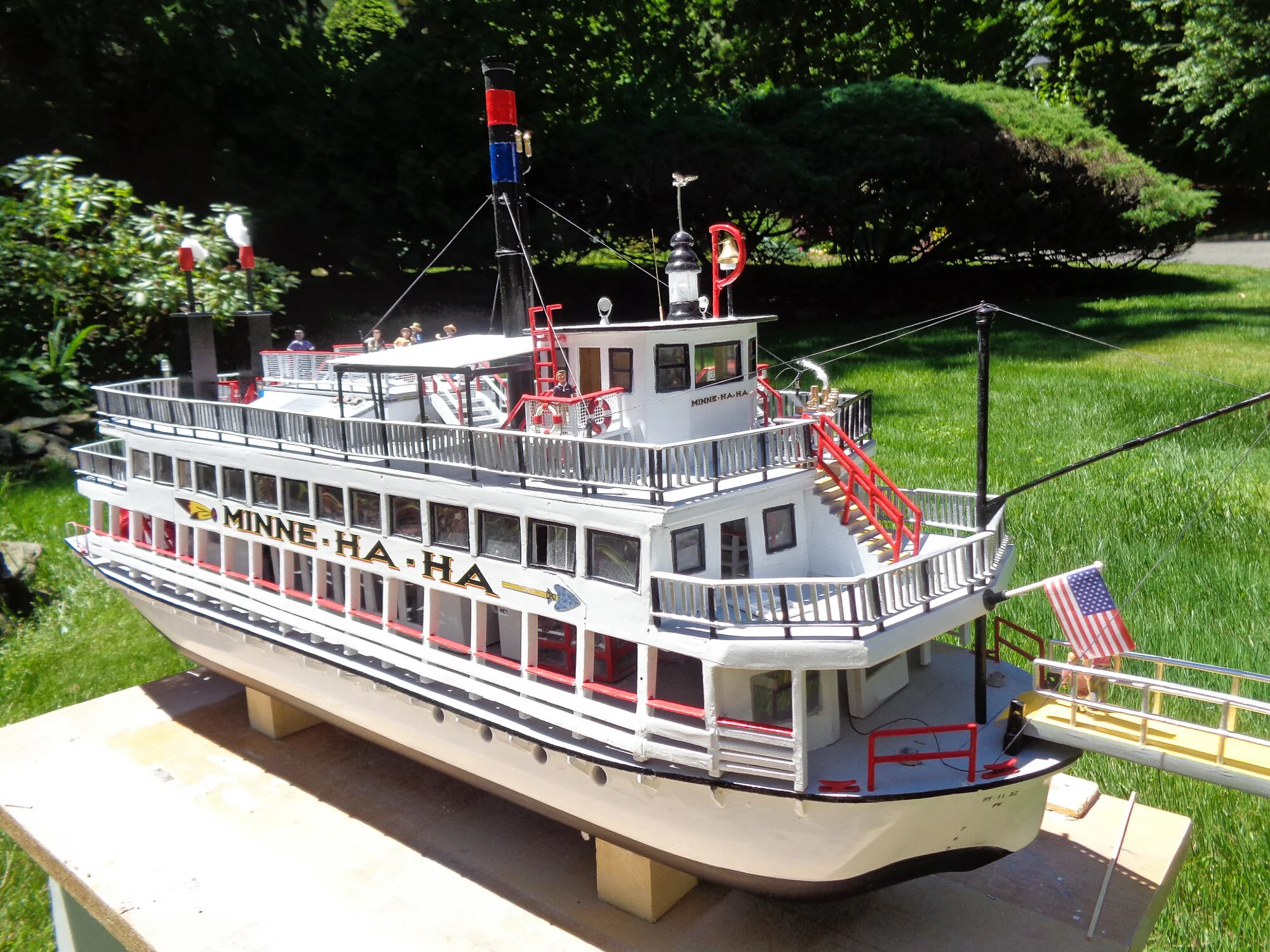 A Mini Minne Beautiful Replica of Lake Beloved Steamboat