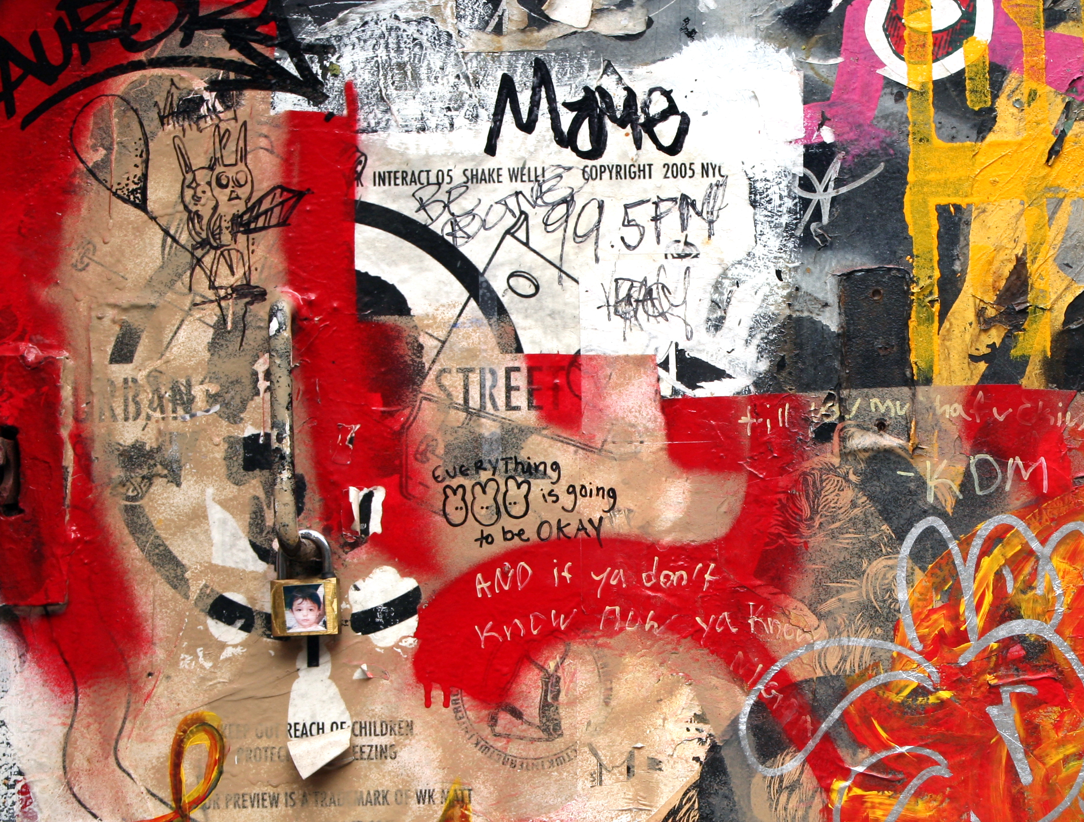  Red Graffiti on Spring; SoHo, NYC 